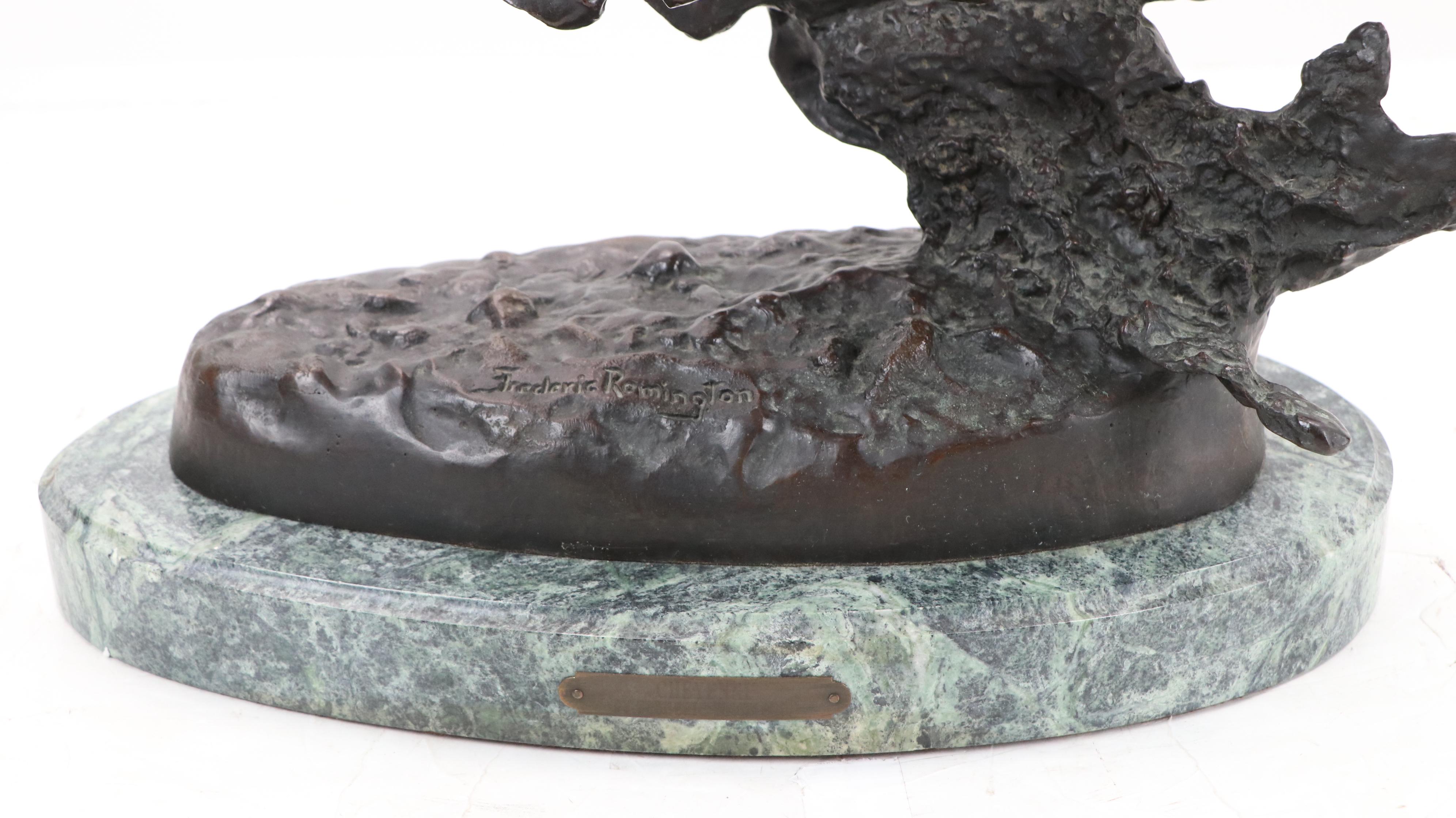 Bronze Sculpture After Frederic Remington "Cheyenne"