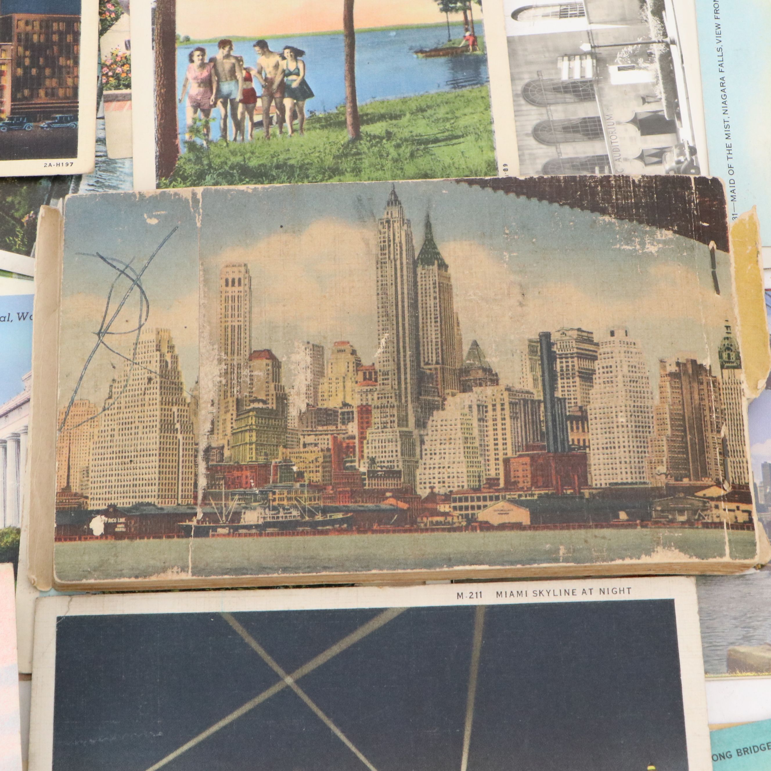 New York, New Orleans, Galveston with Other Souvenir Postcards