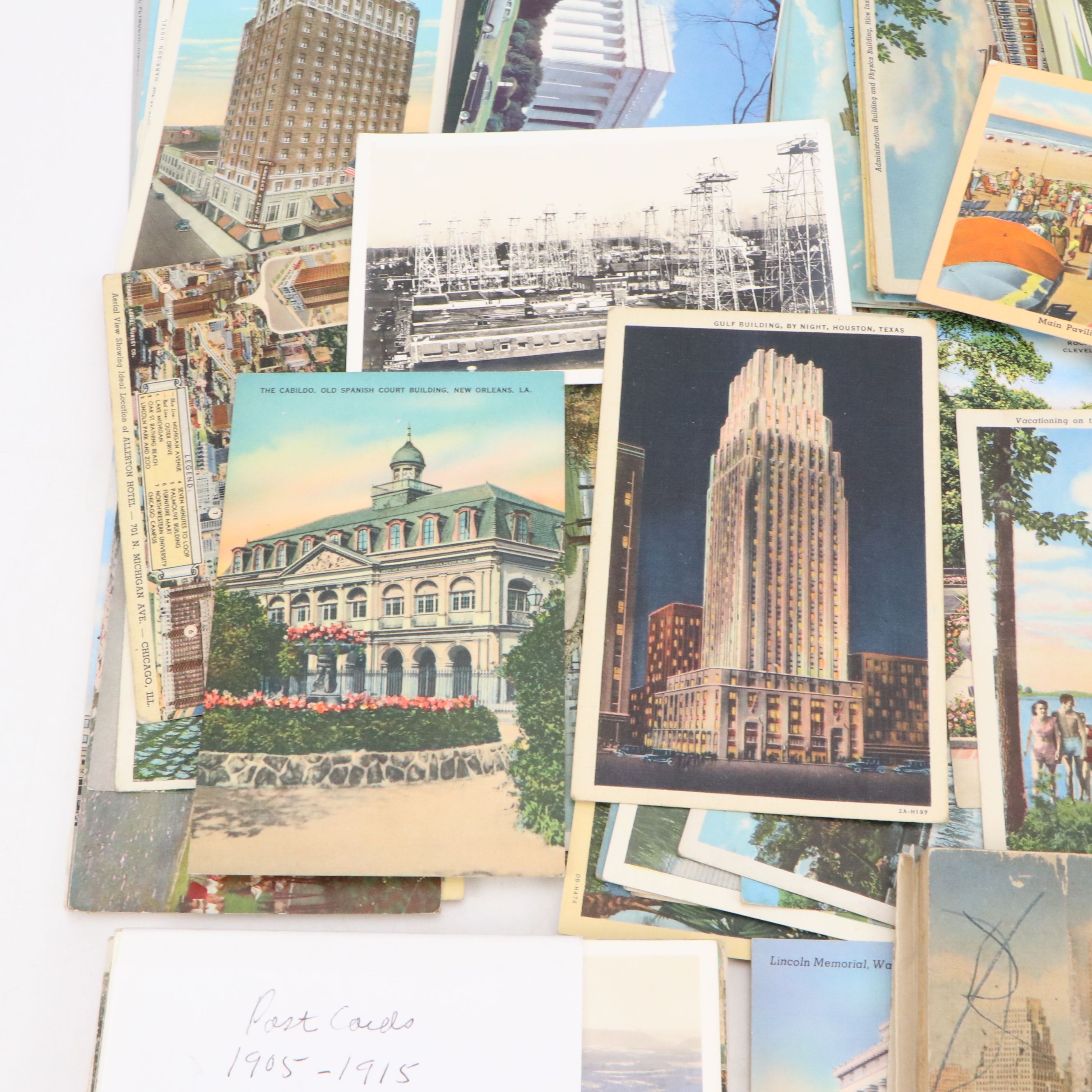 New York, New Orleans, Galveston with Other Souvenir Postcards