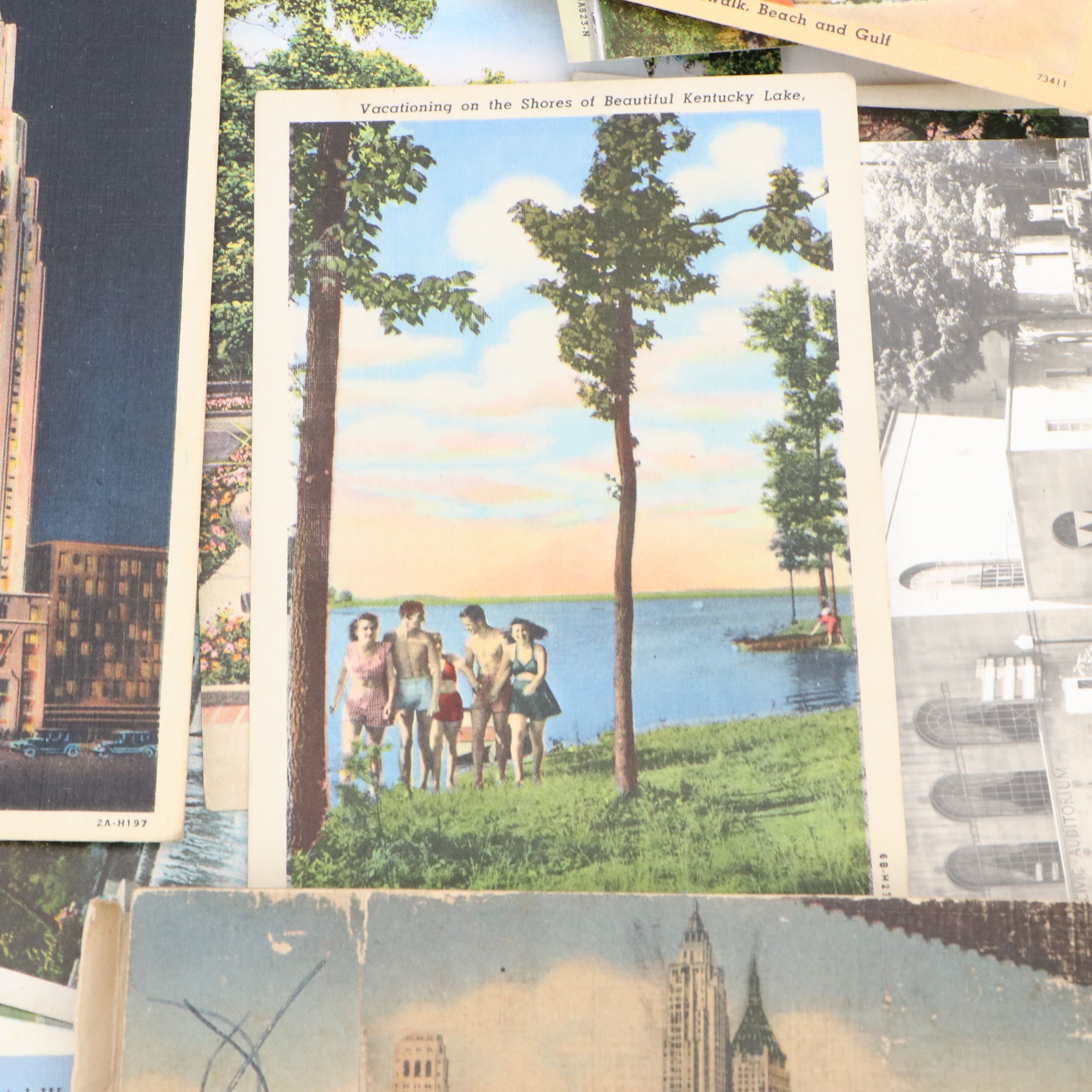 New York, New Orleans, Galveston with Other Souvenir Postcards