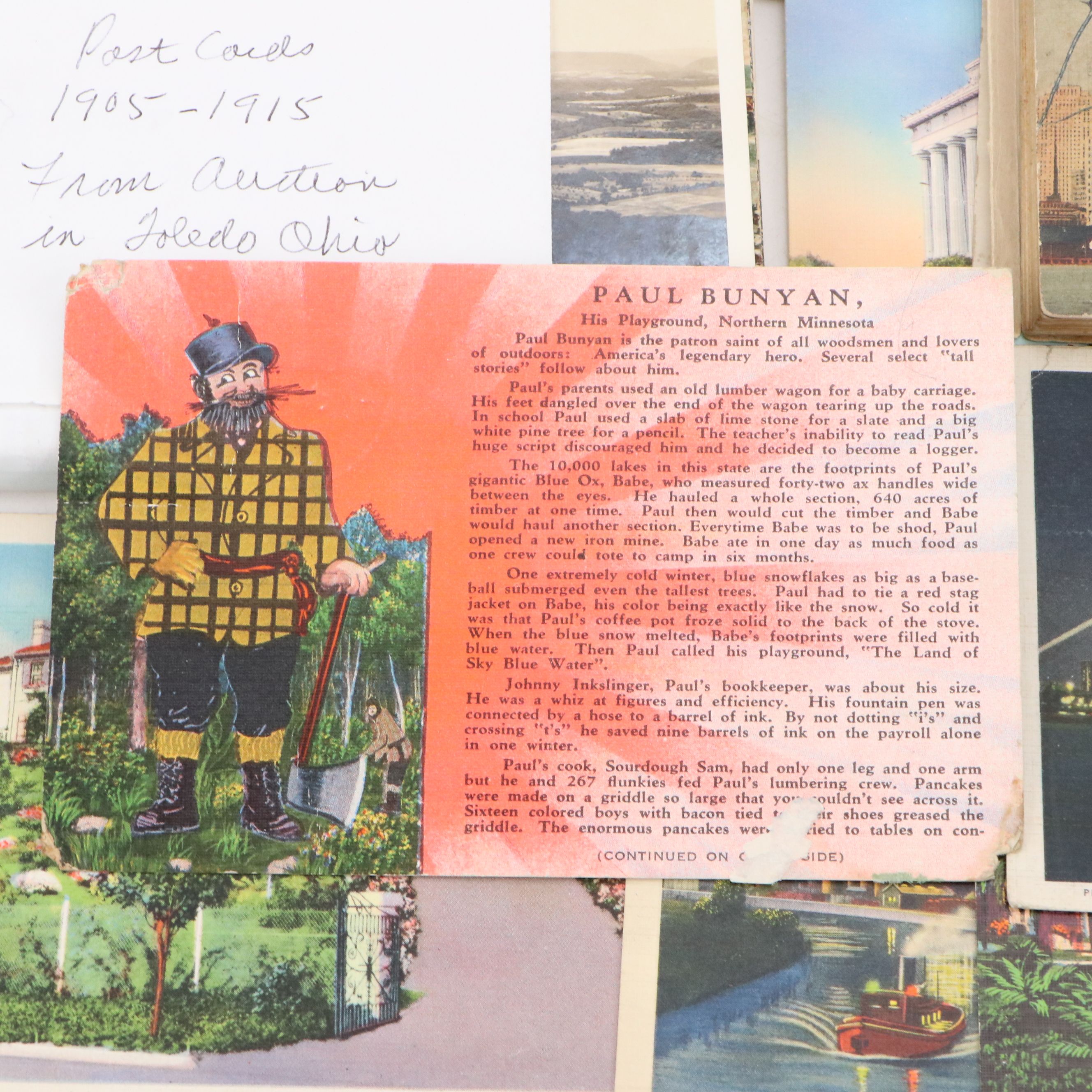 New York, New Orleans, Galveston with Other Souvenir Postcards