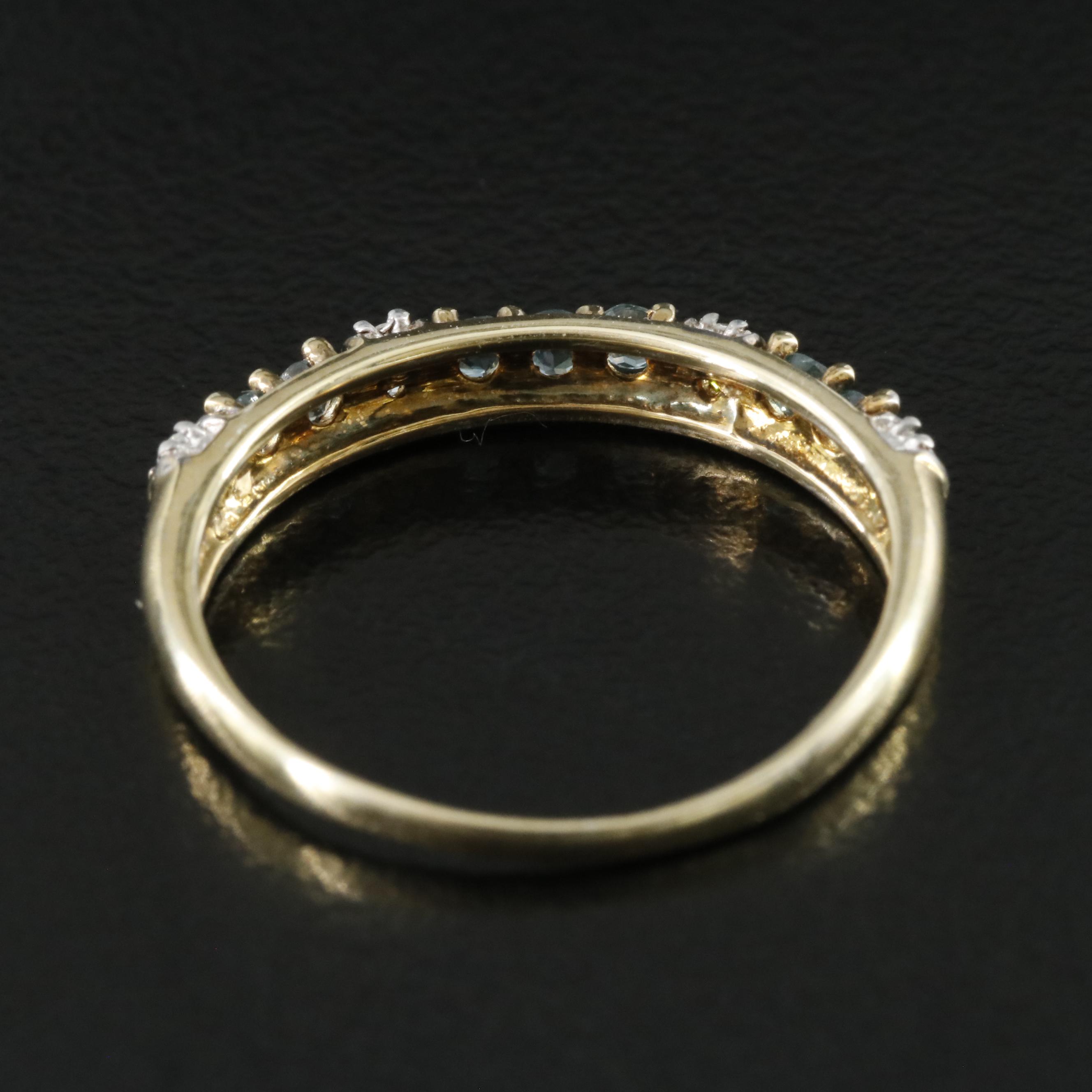 Sterling Alexandrite and Diamond Ring