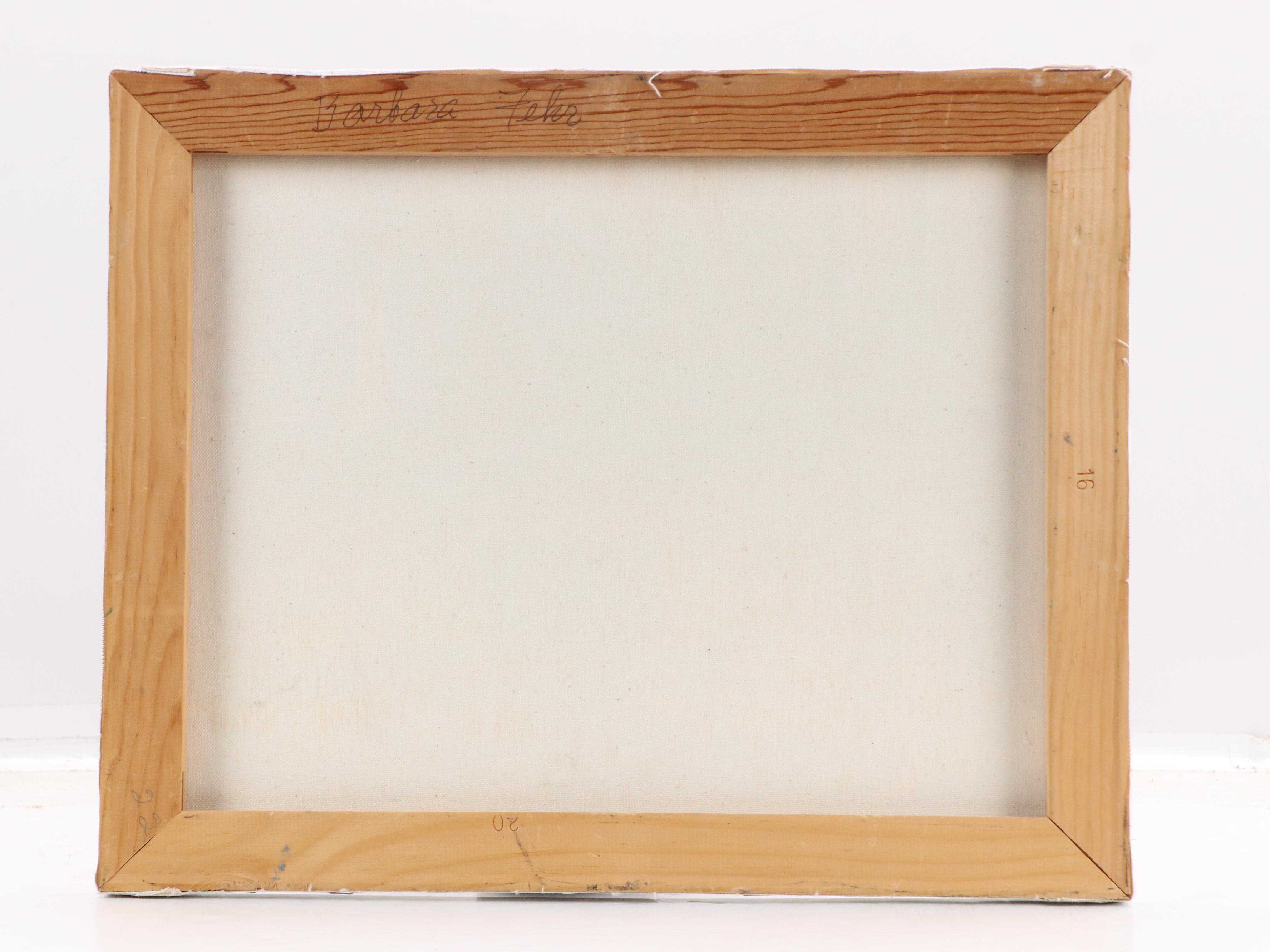 Barbara W. Fehr Landscape Oil Painting, Late 20th Century