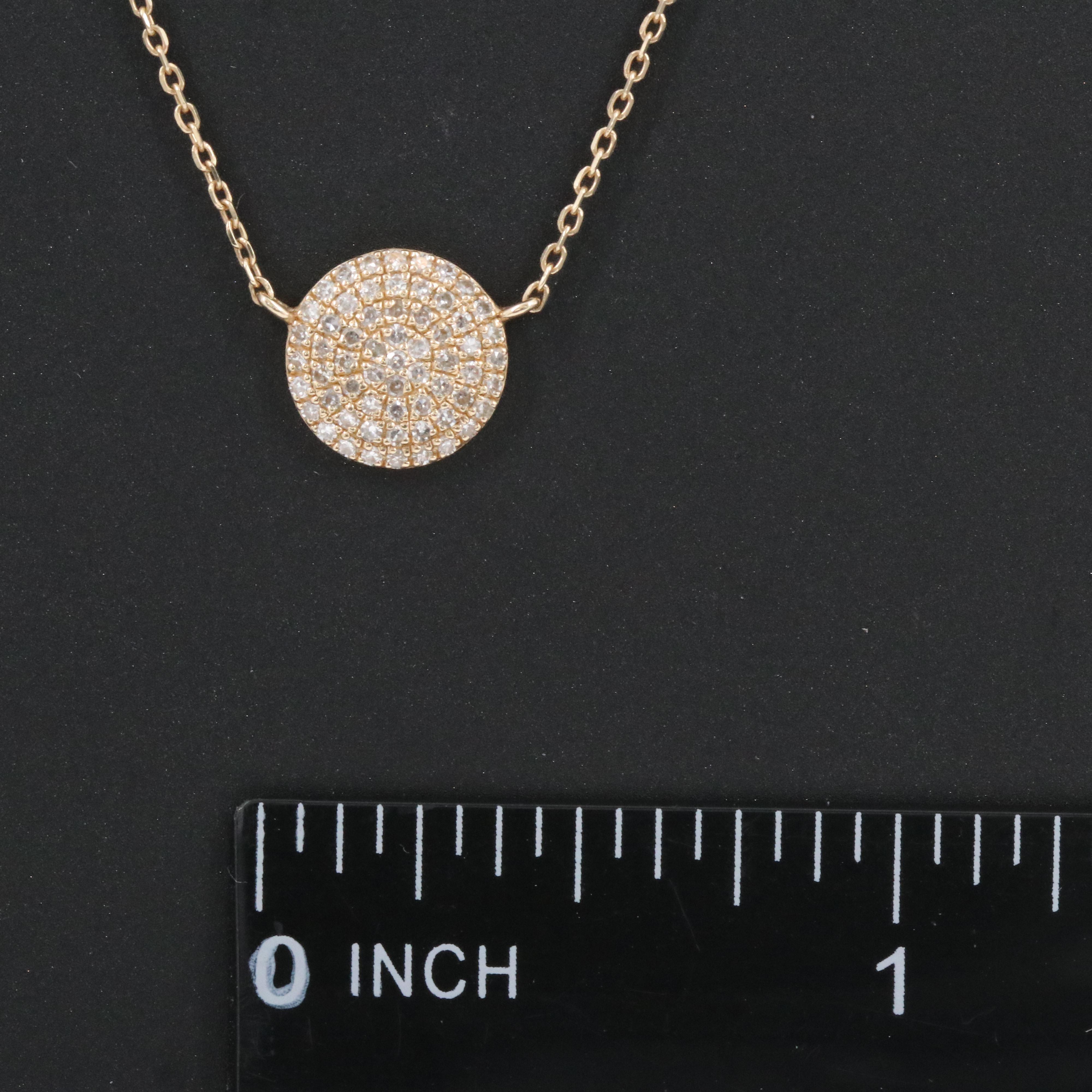 14K 0.19 CTW Diamond Necklace