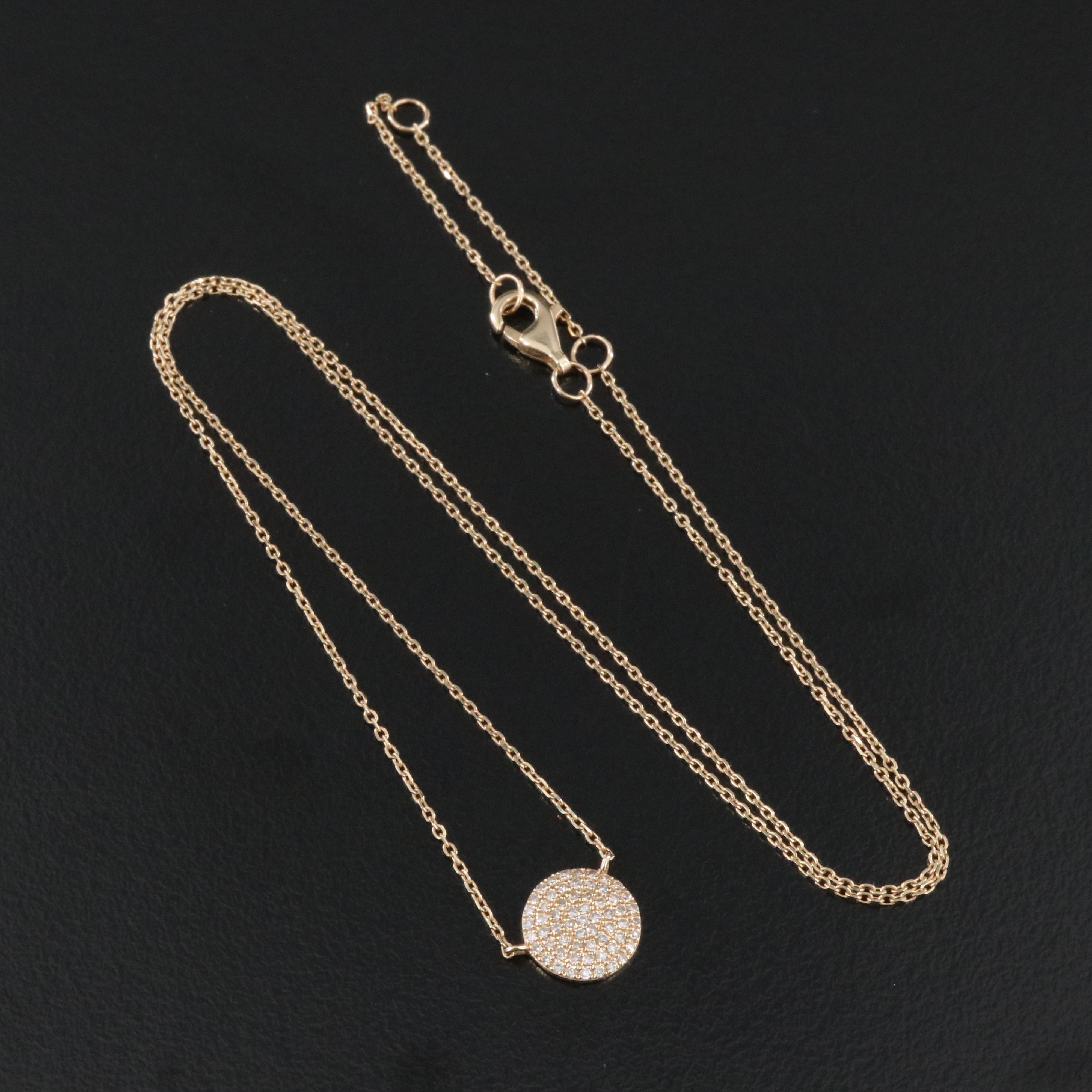 14K 0.19 CTW Diamond Necklace