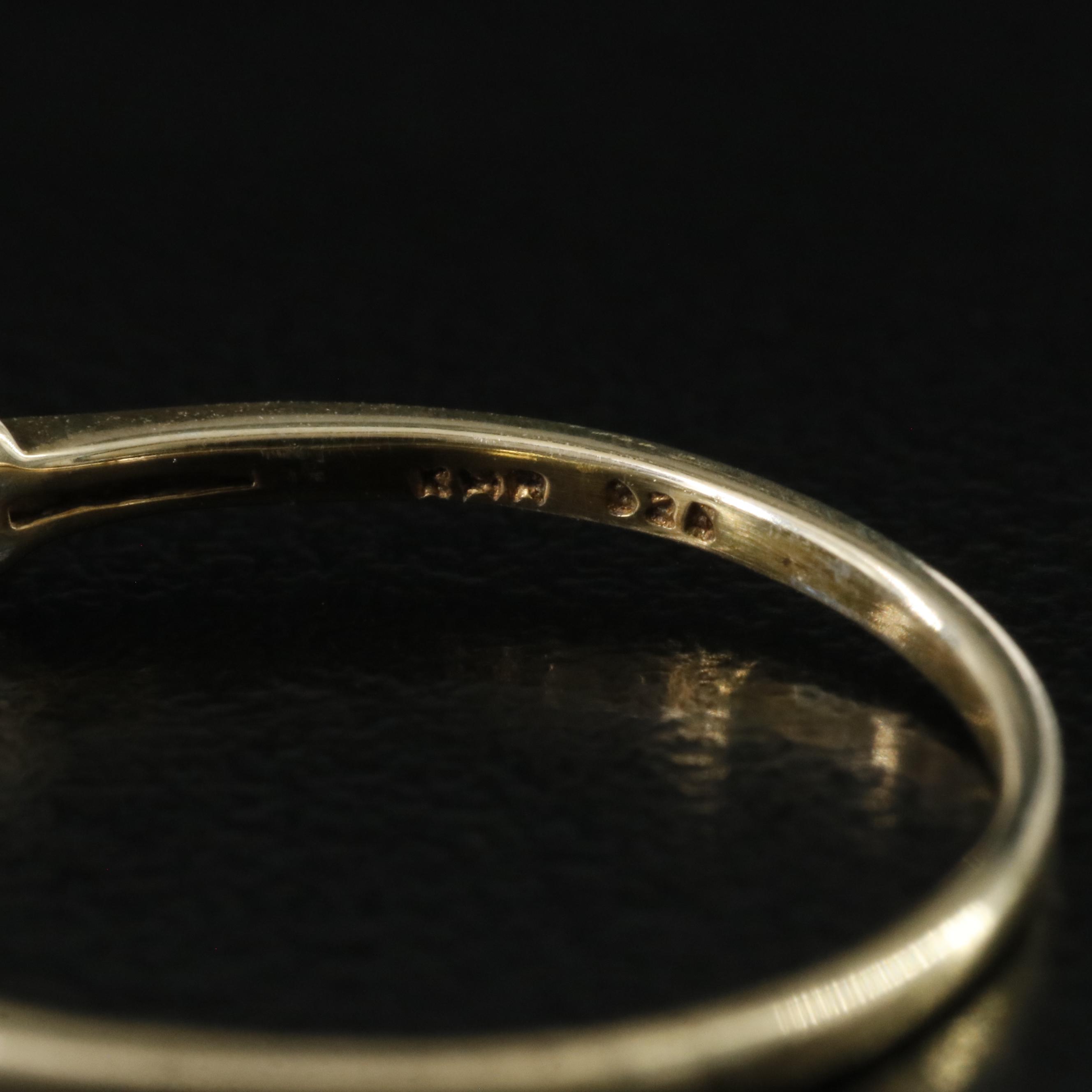 Sterling Alexandrite and Diamond Ring