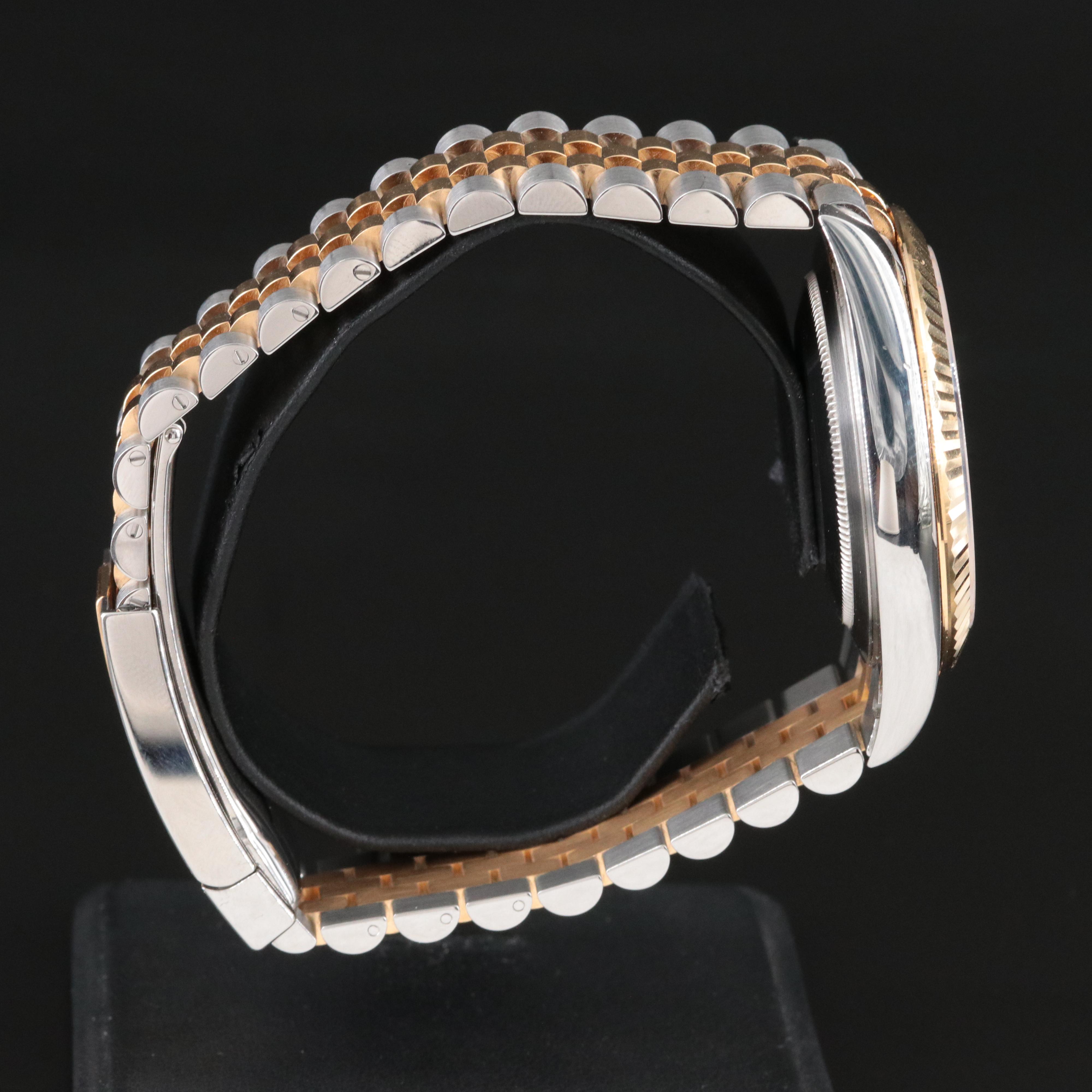 Rolex Datejust 41 Model 126333 Oyster Steel and Yellow Gold Watch