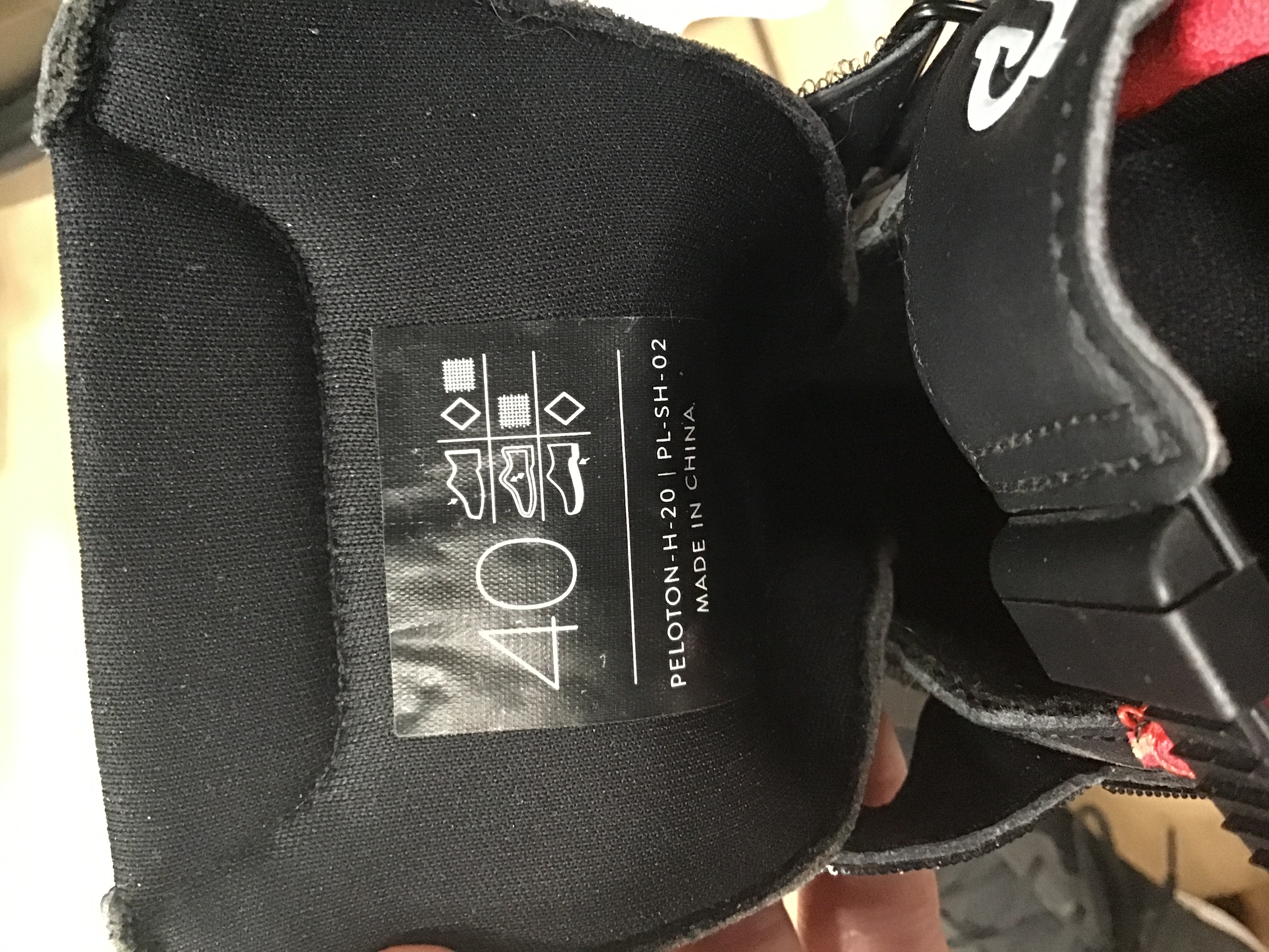 Peloton Stationary Exercise Bike with Cycling Shoes