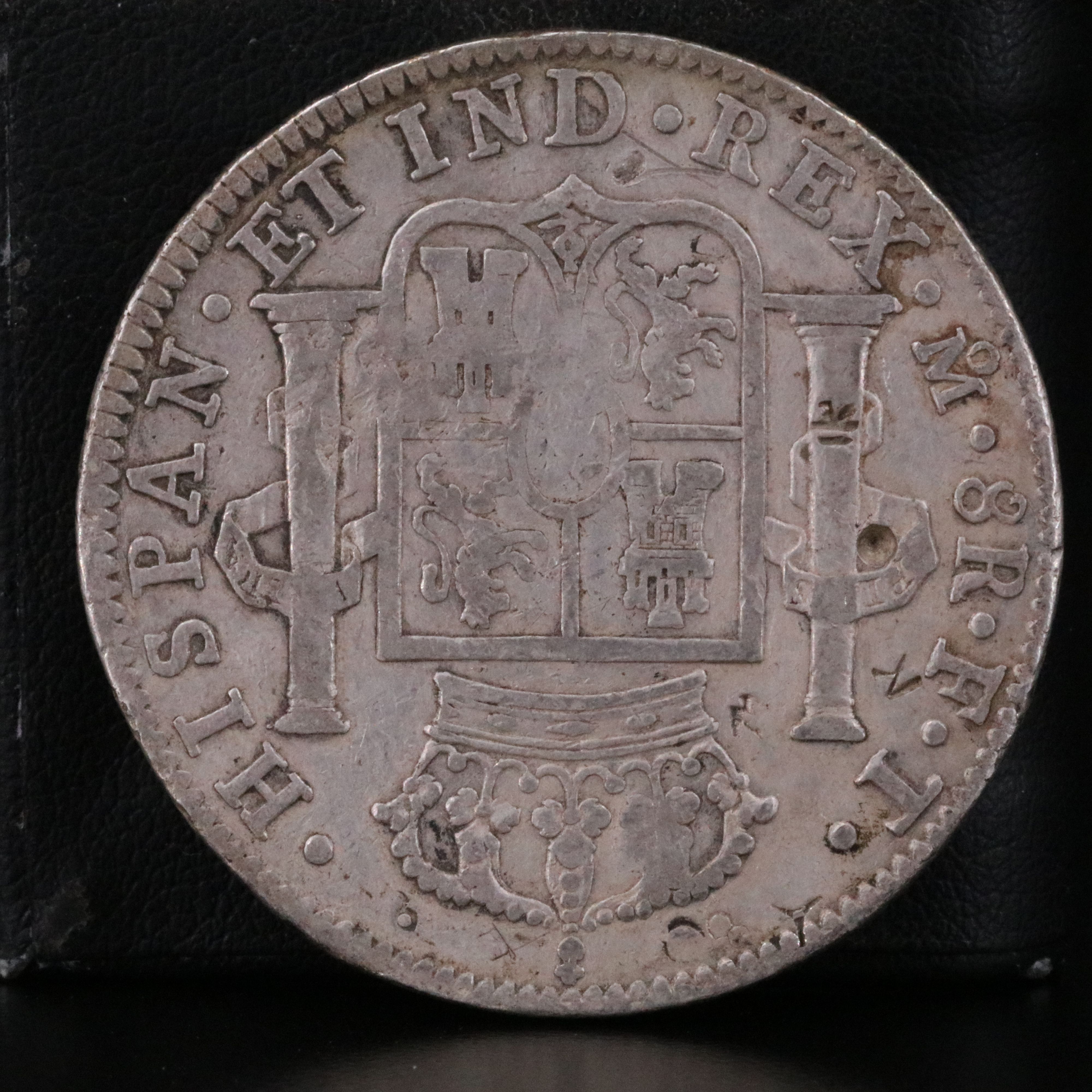 1802 Mexico Carolus llll 8 Reales with Chop Marks