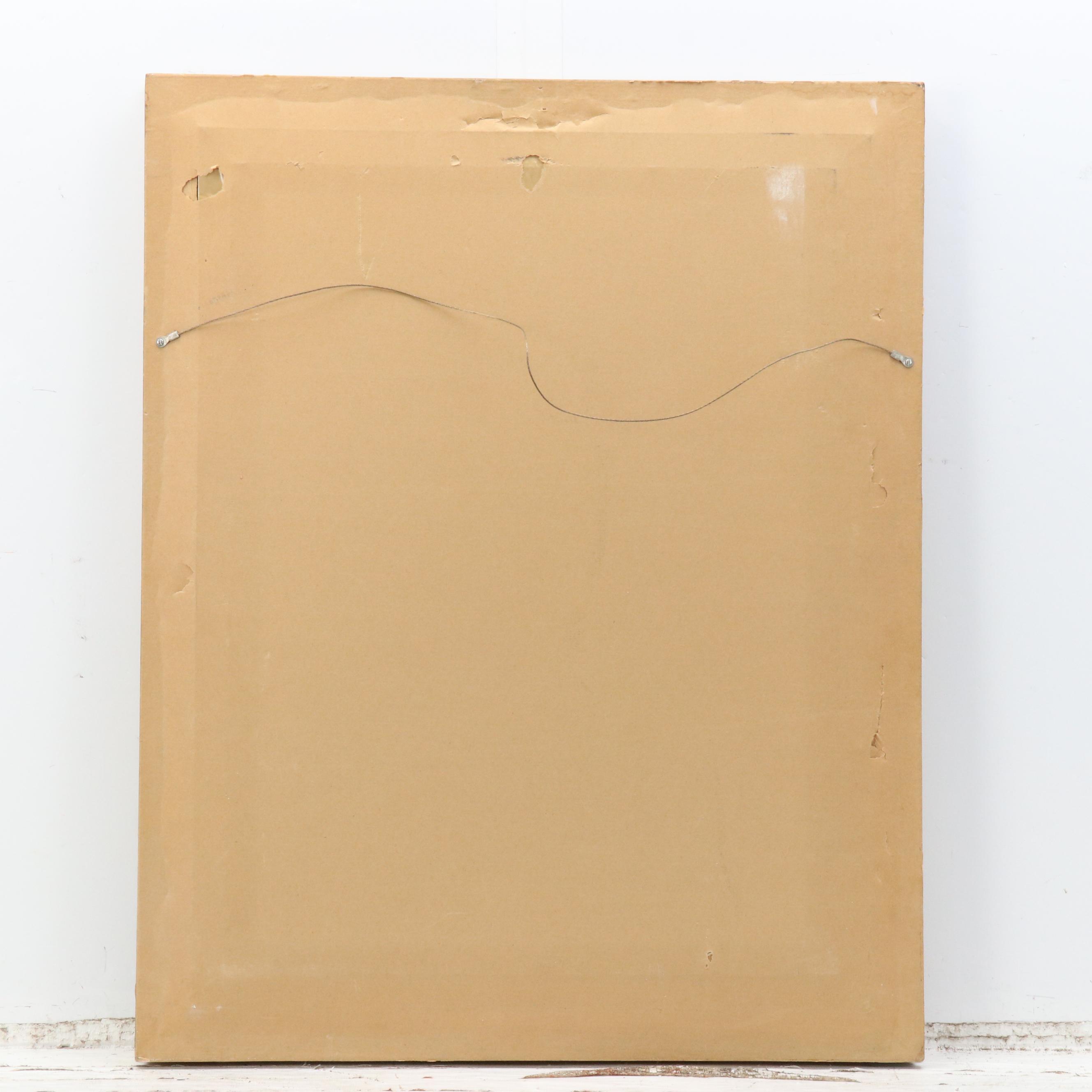 Floral Still Life Oil Painting, Late 20th Century