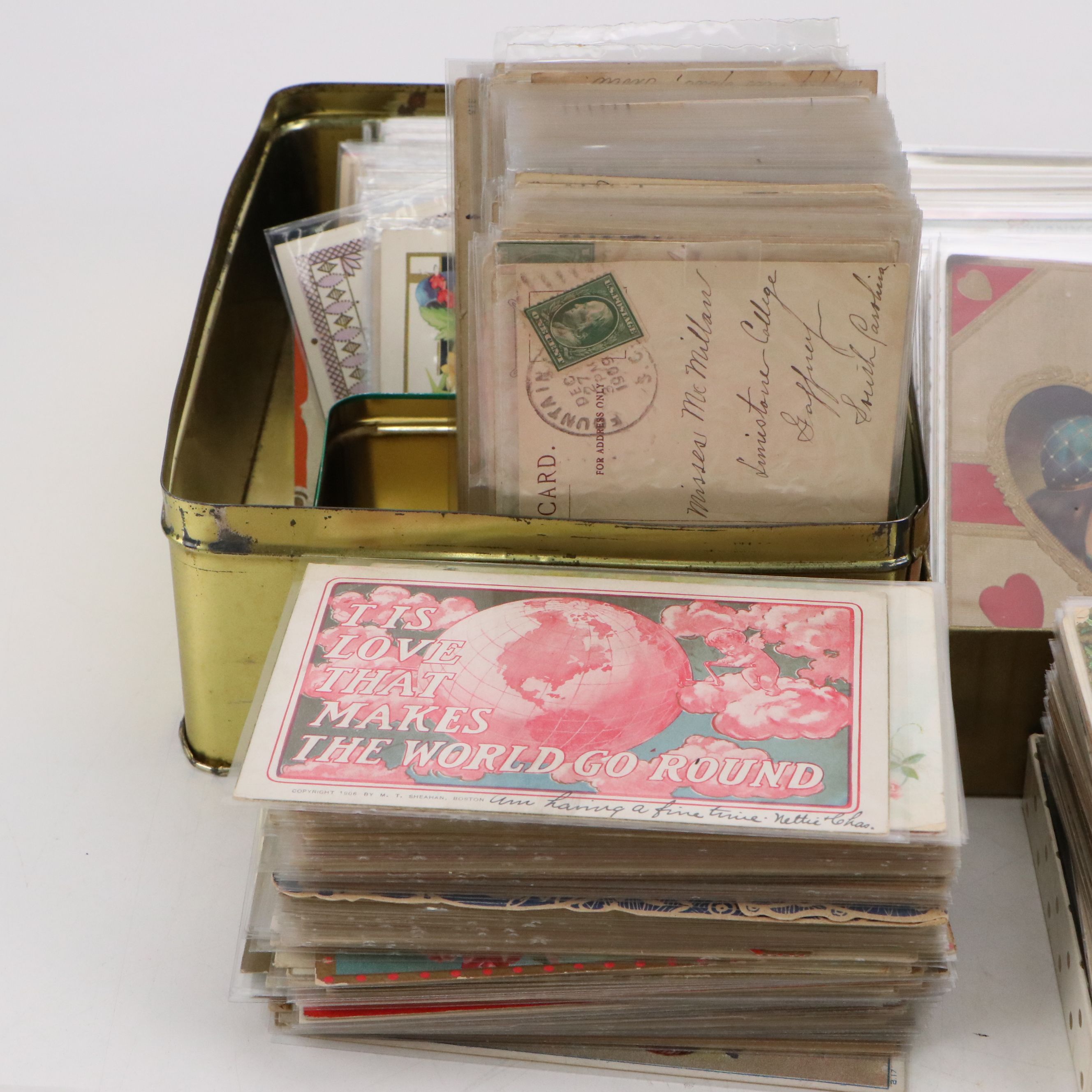 Halloween, Christmas, American and Other Novelty Postcards, Early to Mid-20th C.