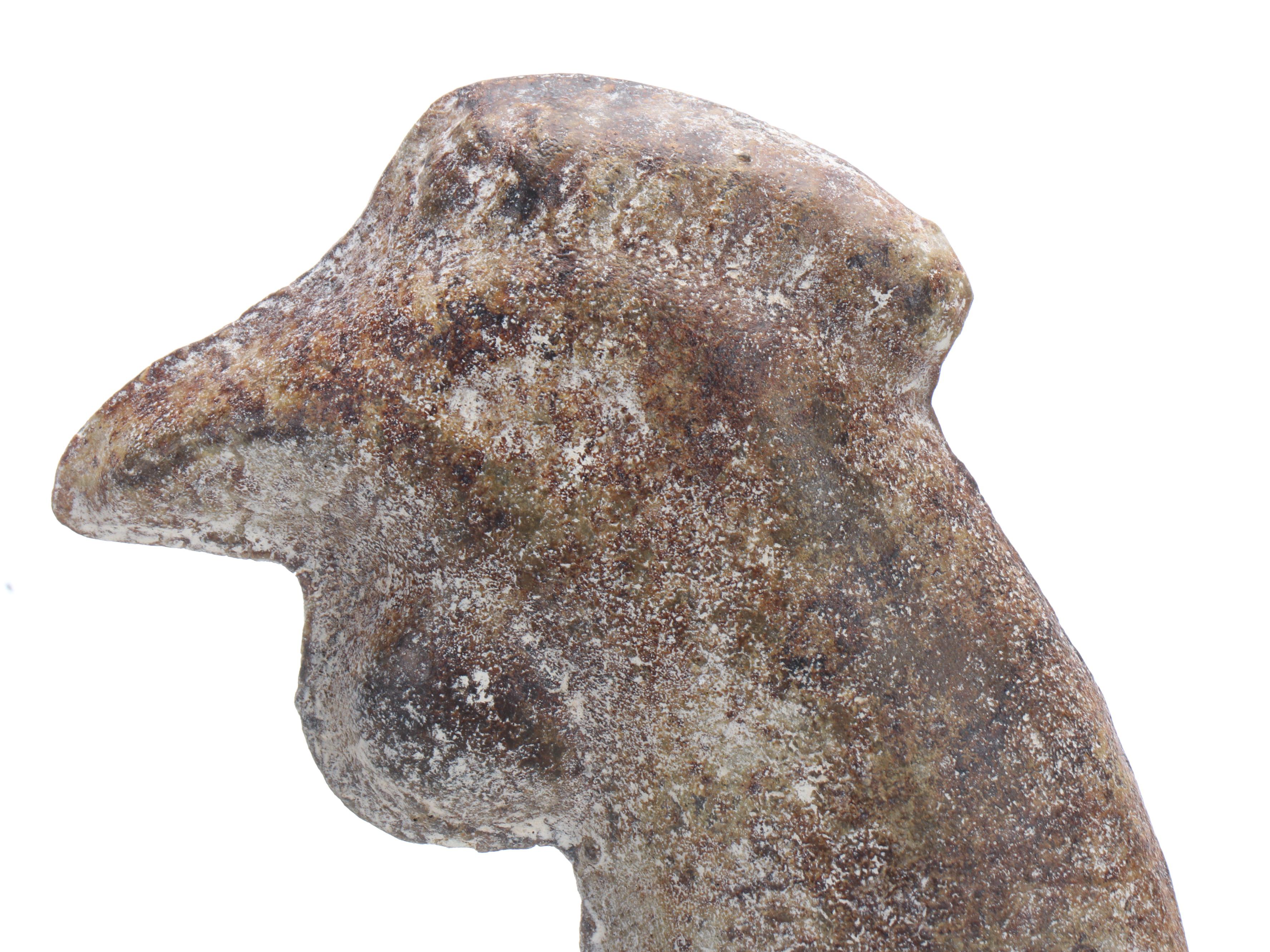 Patinated Cast Metal Rooster Weather Vane Figure