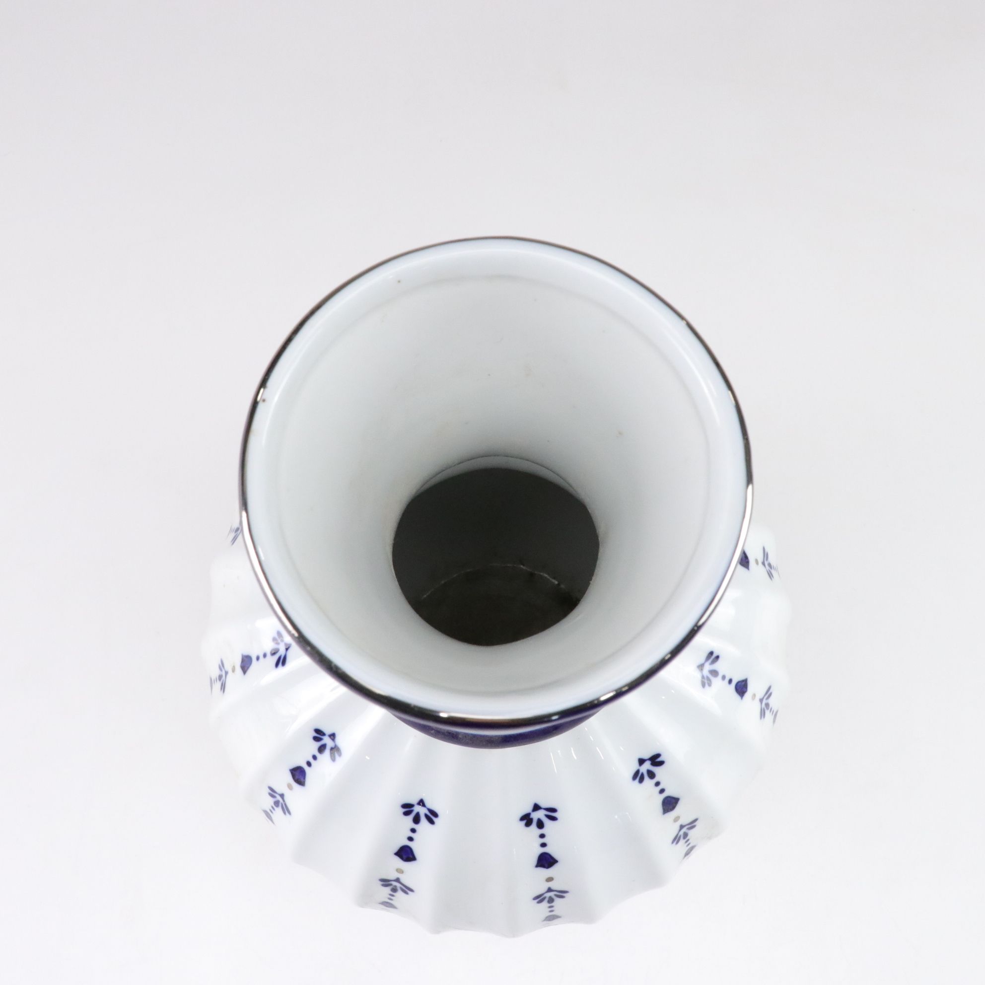 Blue & White Porcelain Bottle Vase