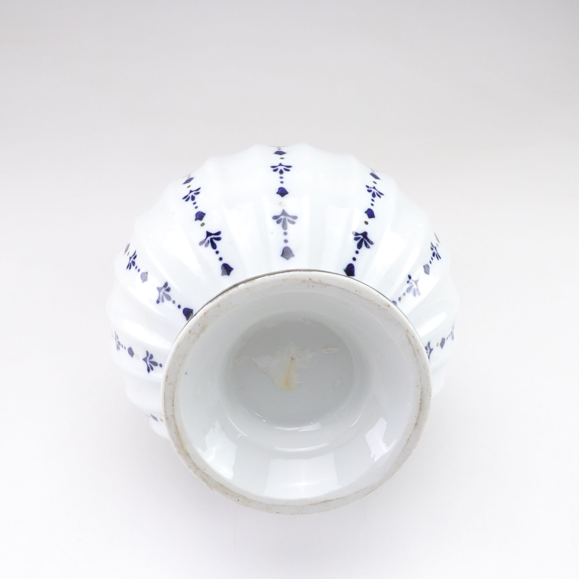 Blue & White Porcelain Bottle Vase