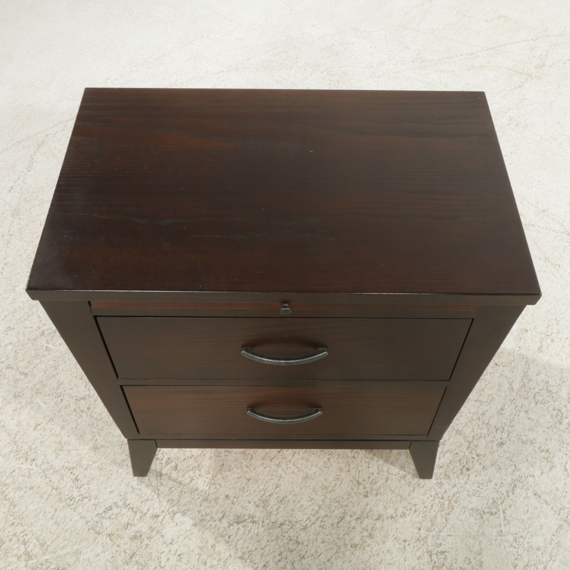 Ethan Allen "Horizons" Stained Oak Nightstand, 21st Century