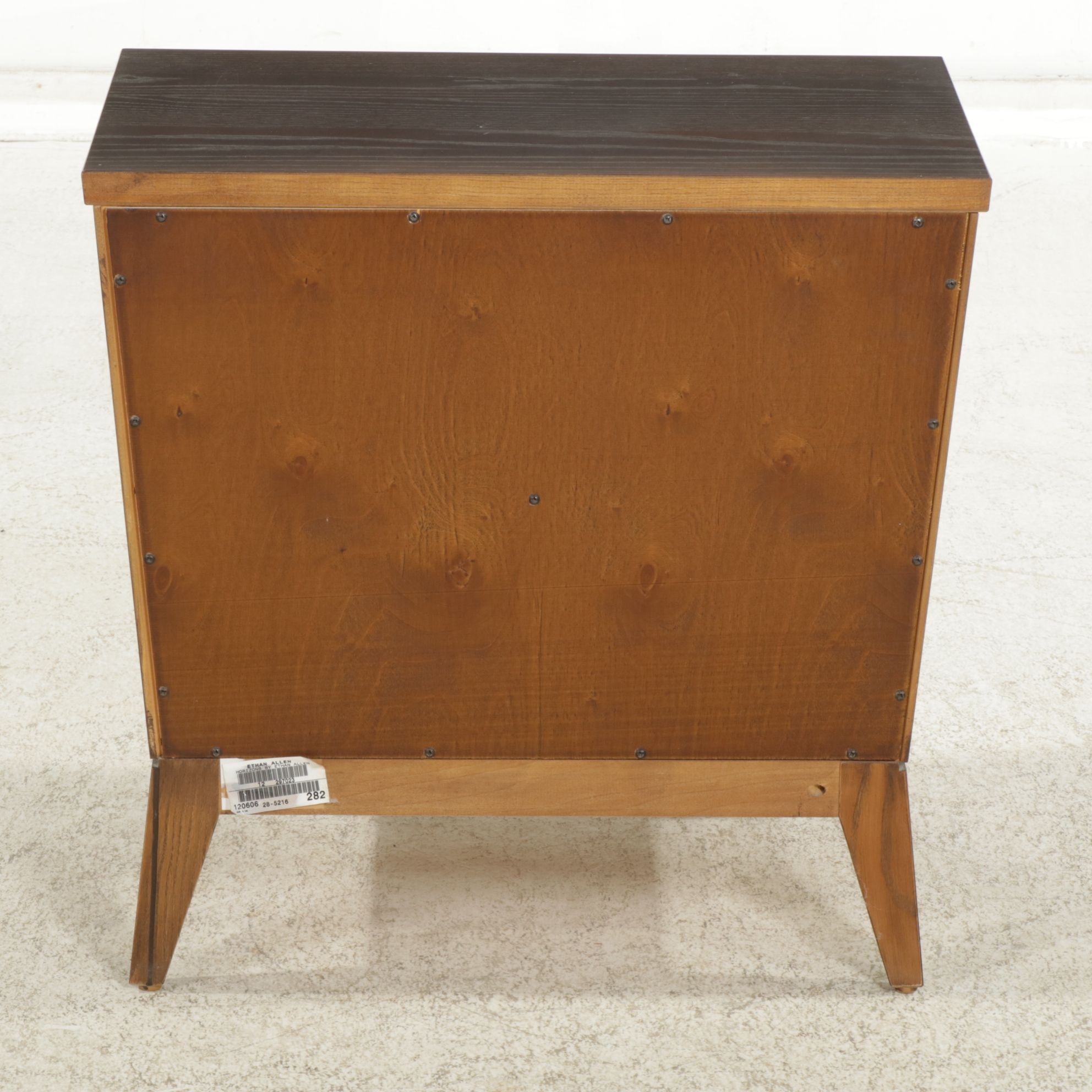 Ethan Allen "Horizons" Stained Oak Nightstand, 21st Century