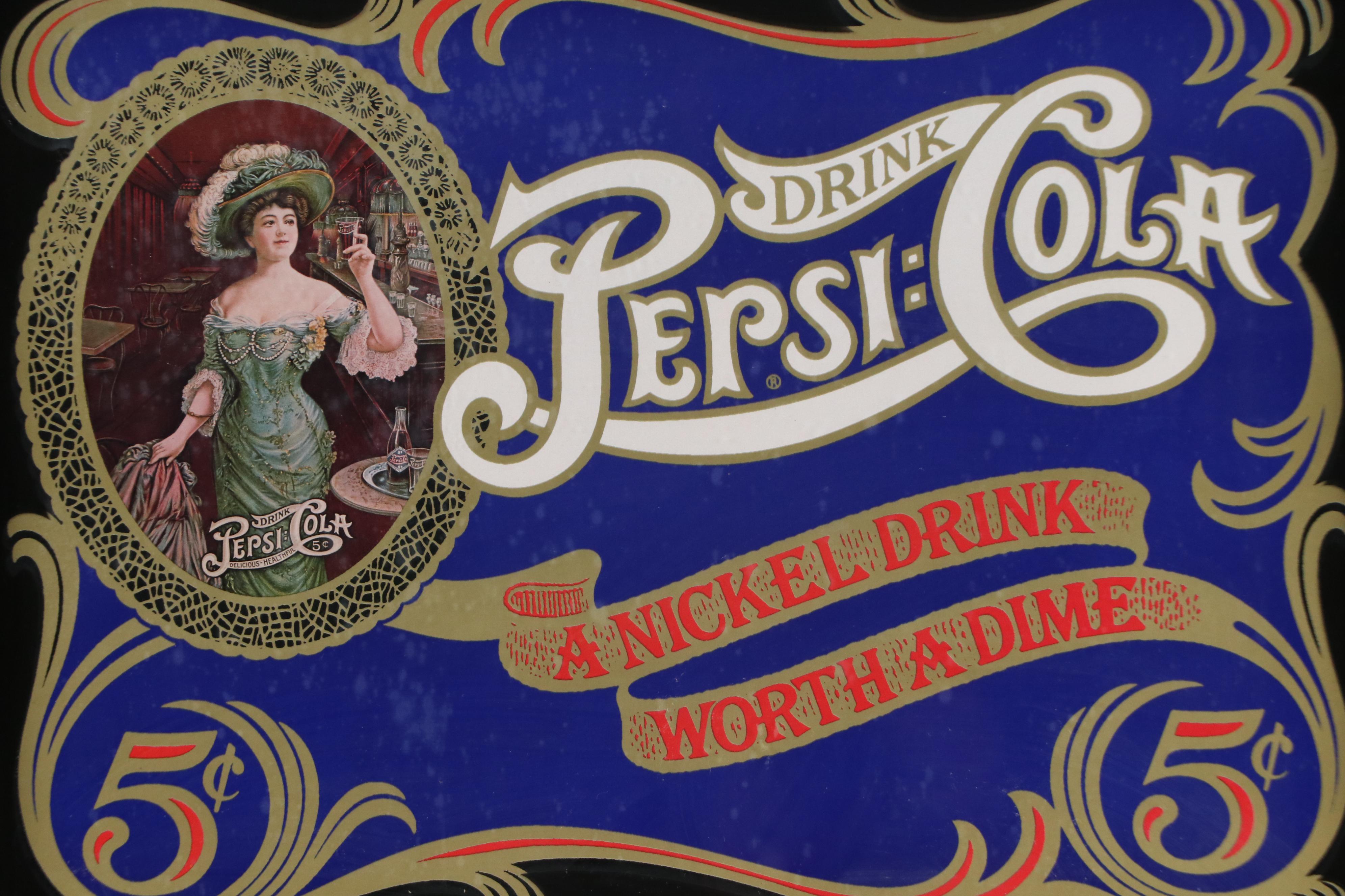 Pepsi-Cola Offset Lithograph and Serigraph Advertisement Print, 20th Century