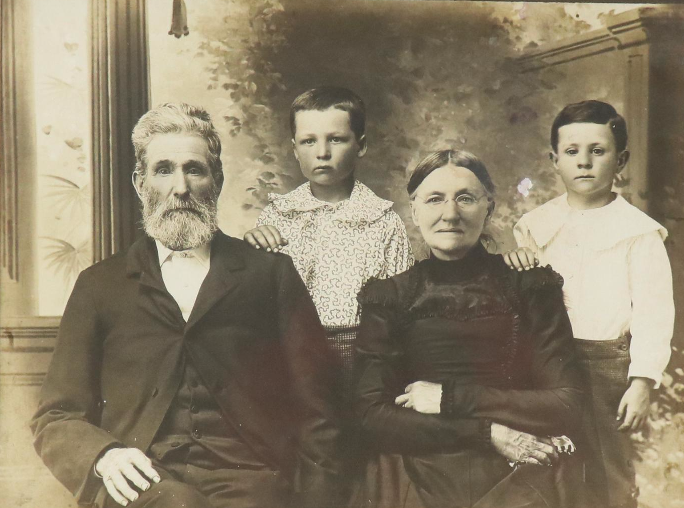 Family Portrait Silver Gelatin Photograph, Late 19th–Early 20th Century