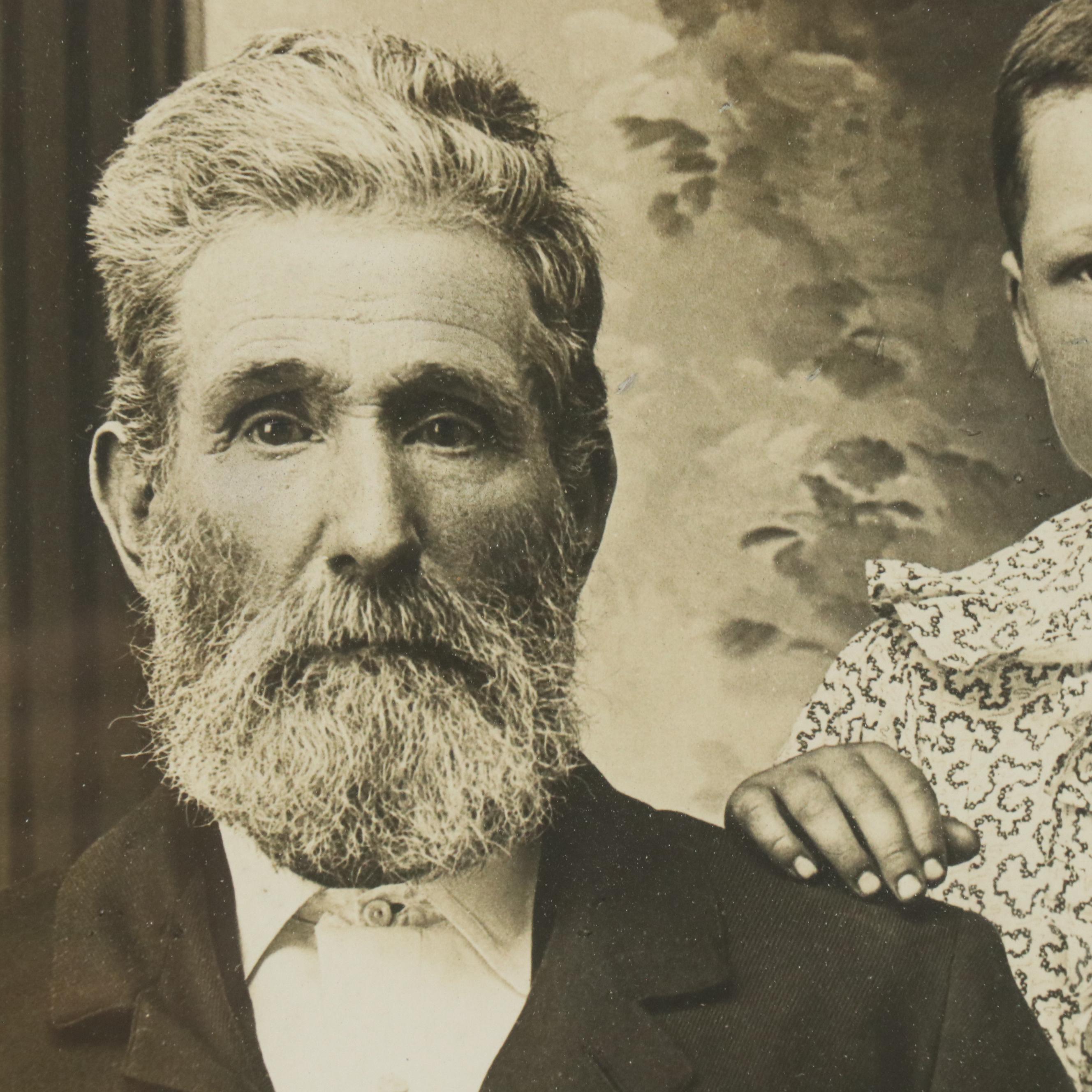 Family Portrait Silver Gelatin Photograph, Late 19th–Early 20th Century