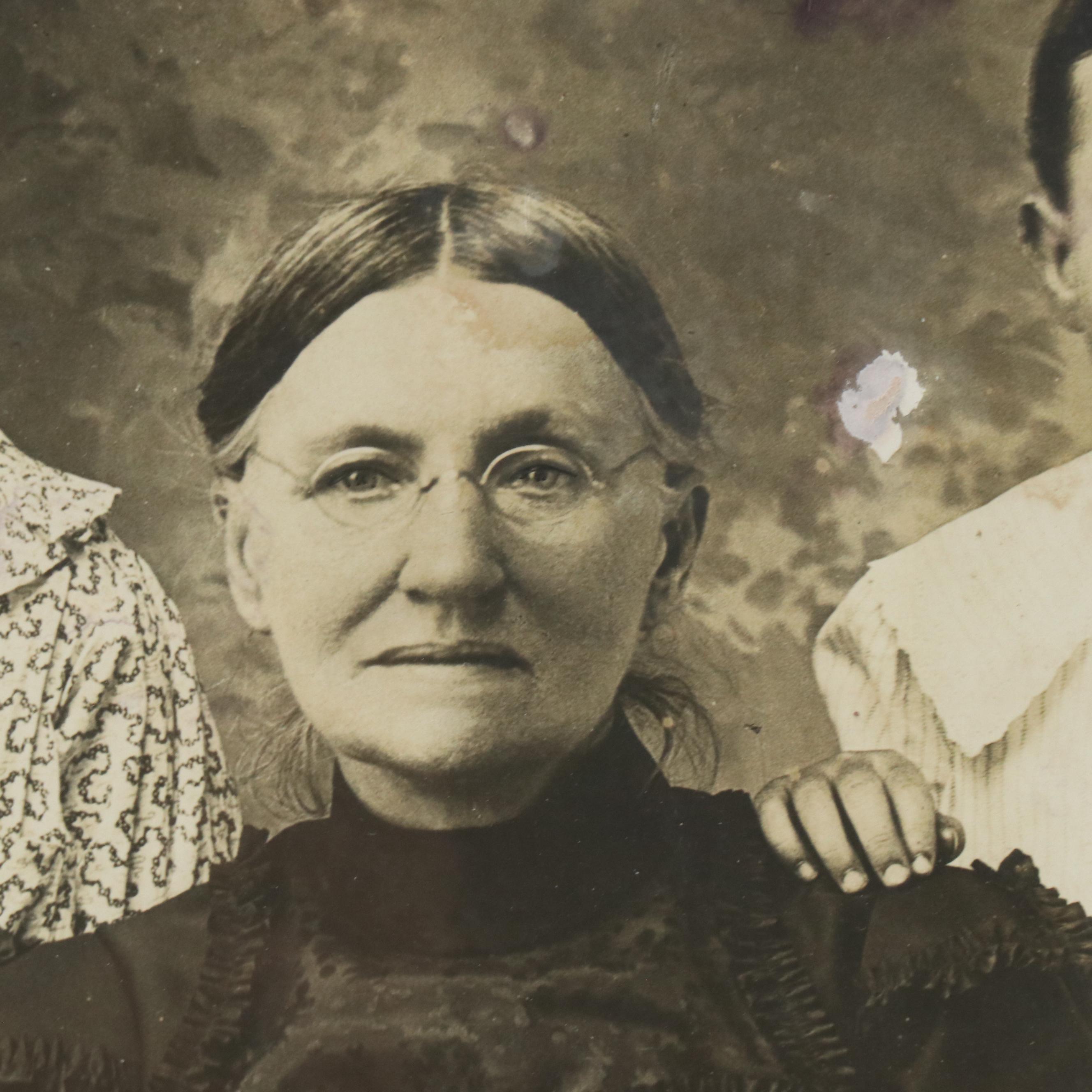 Family Portrait Silver Gelatin Photograph, Late 19th–Early 20th Century