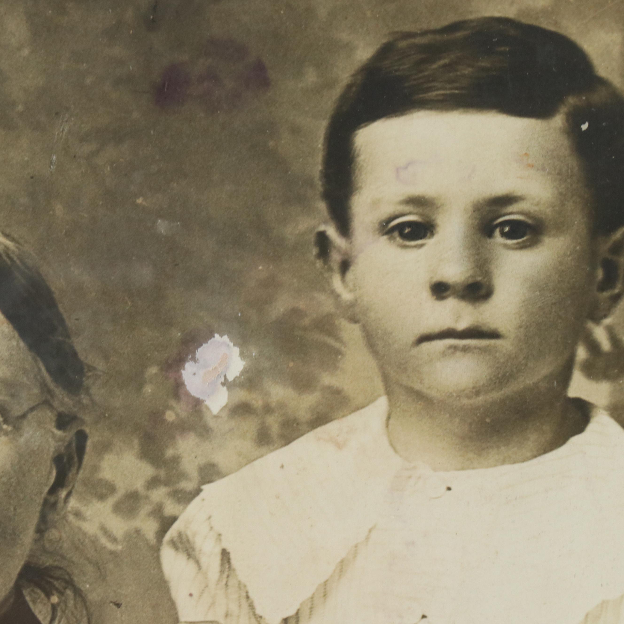 Family Portrait Silver Gelatin Photograph, Late 19th–Early 20th Century
