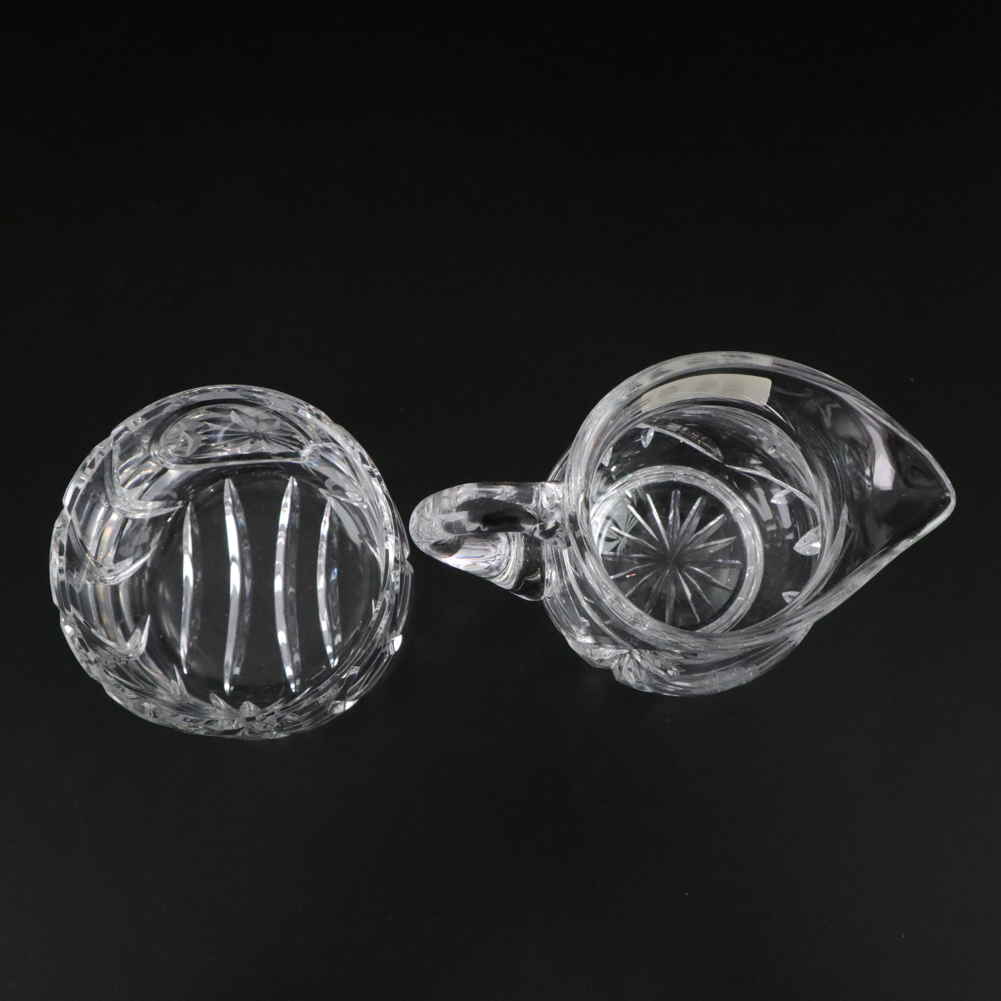 Shannon Crystal by Godinger Bowl with Silver Plate Stand & More