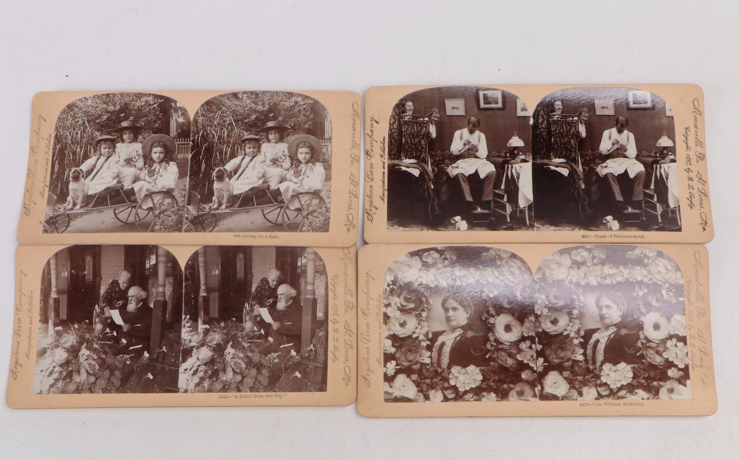 James M. Davis "The Saturnscope" with Other Stereoscopes and View Cards