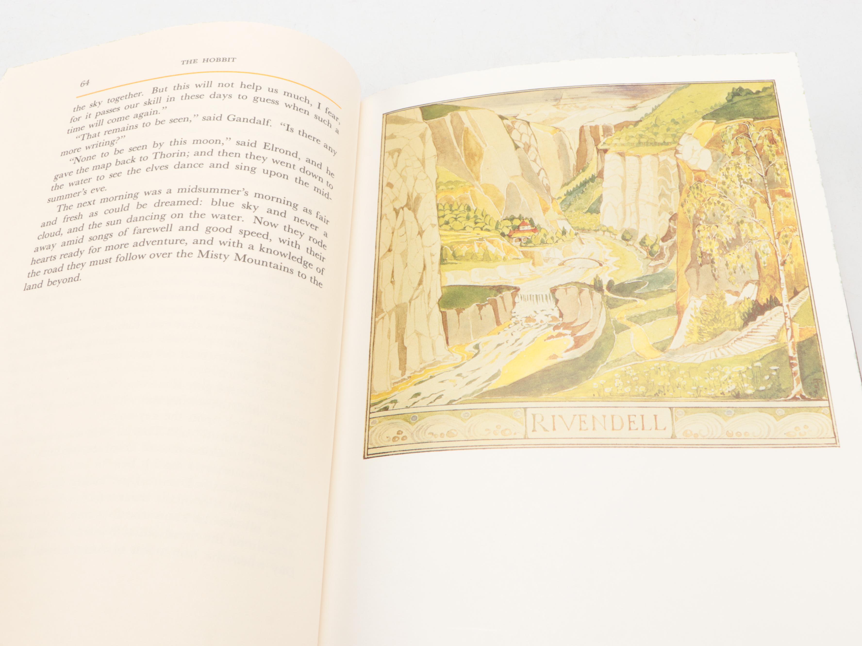 50th Anniversary Edition "The Hobbit" by J. R. R. Tolkien, 1987