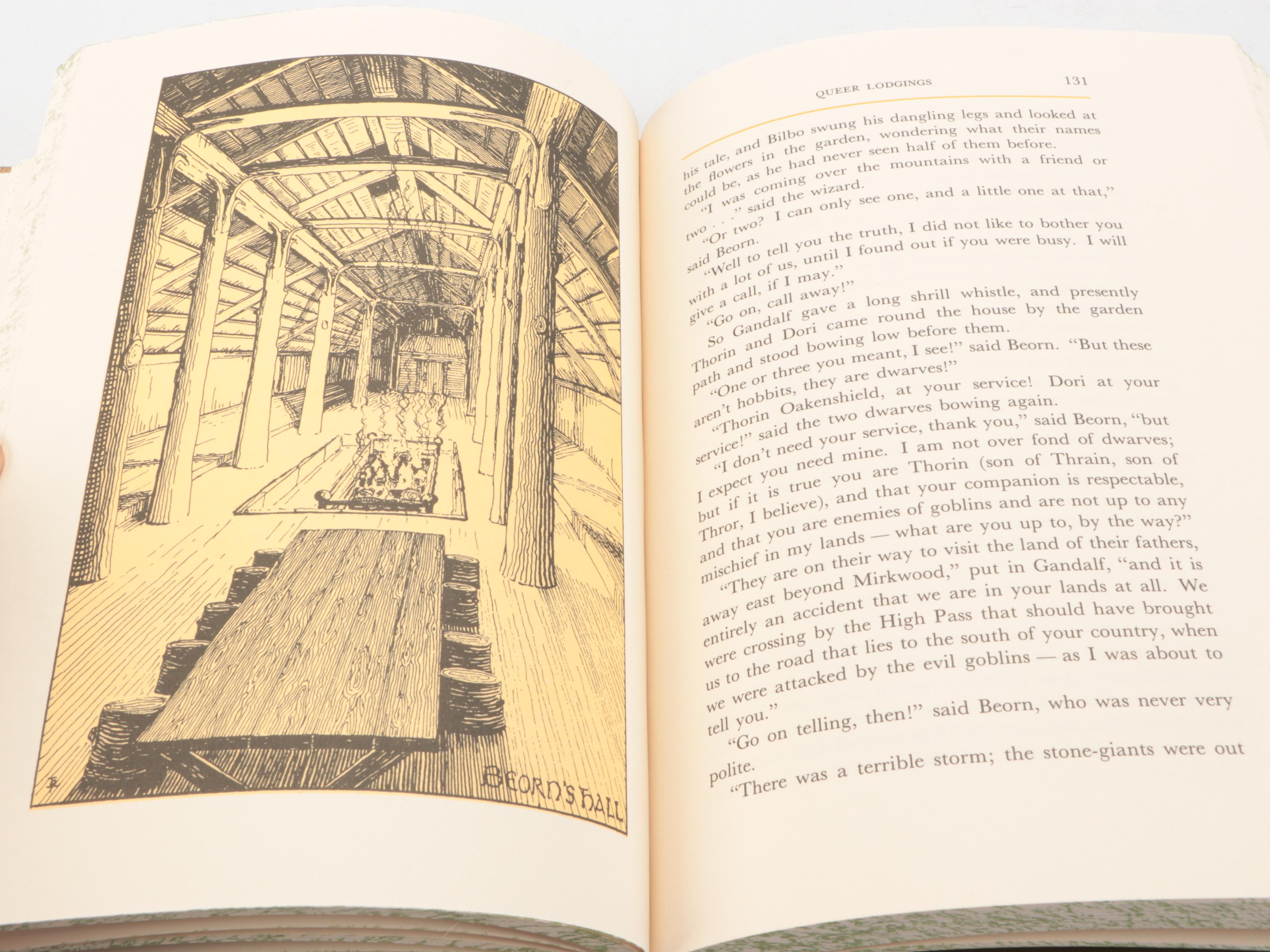 50th Anniversary Edition "The Hobbit" by J. R. R. Tolkien, 1987