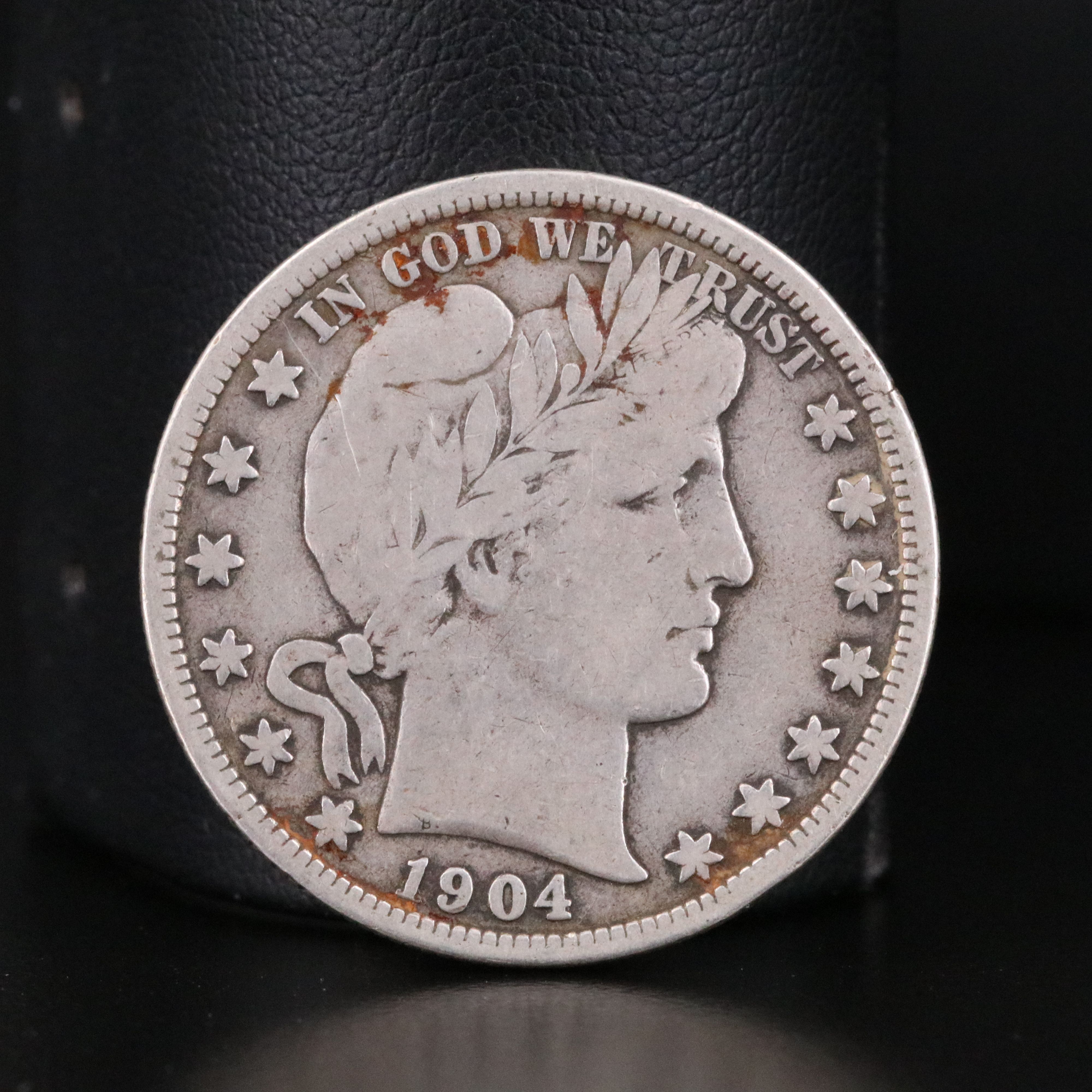 Three Barber Silver Half Dollars