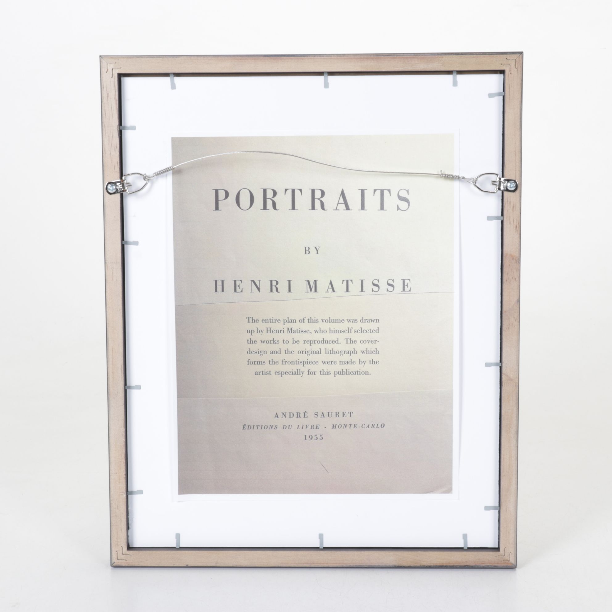 Photogravure after Henri Matisse Portrait "Le Masque de Cérémonie"