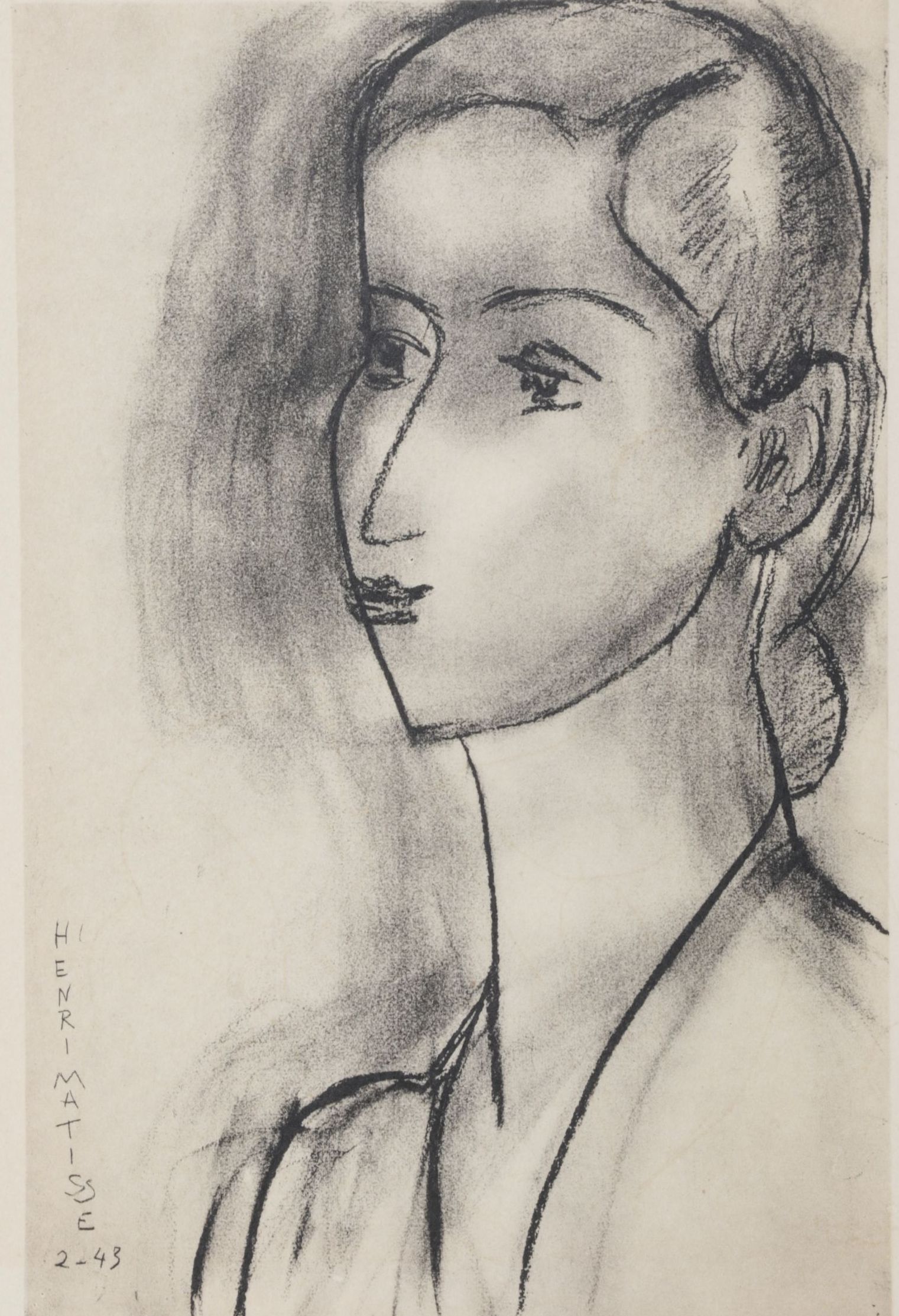 Photogravure after Henri Matisse Portrait "Jeune Femme Faisant la Moue"