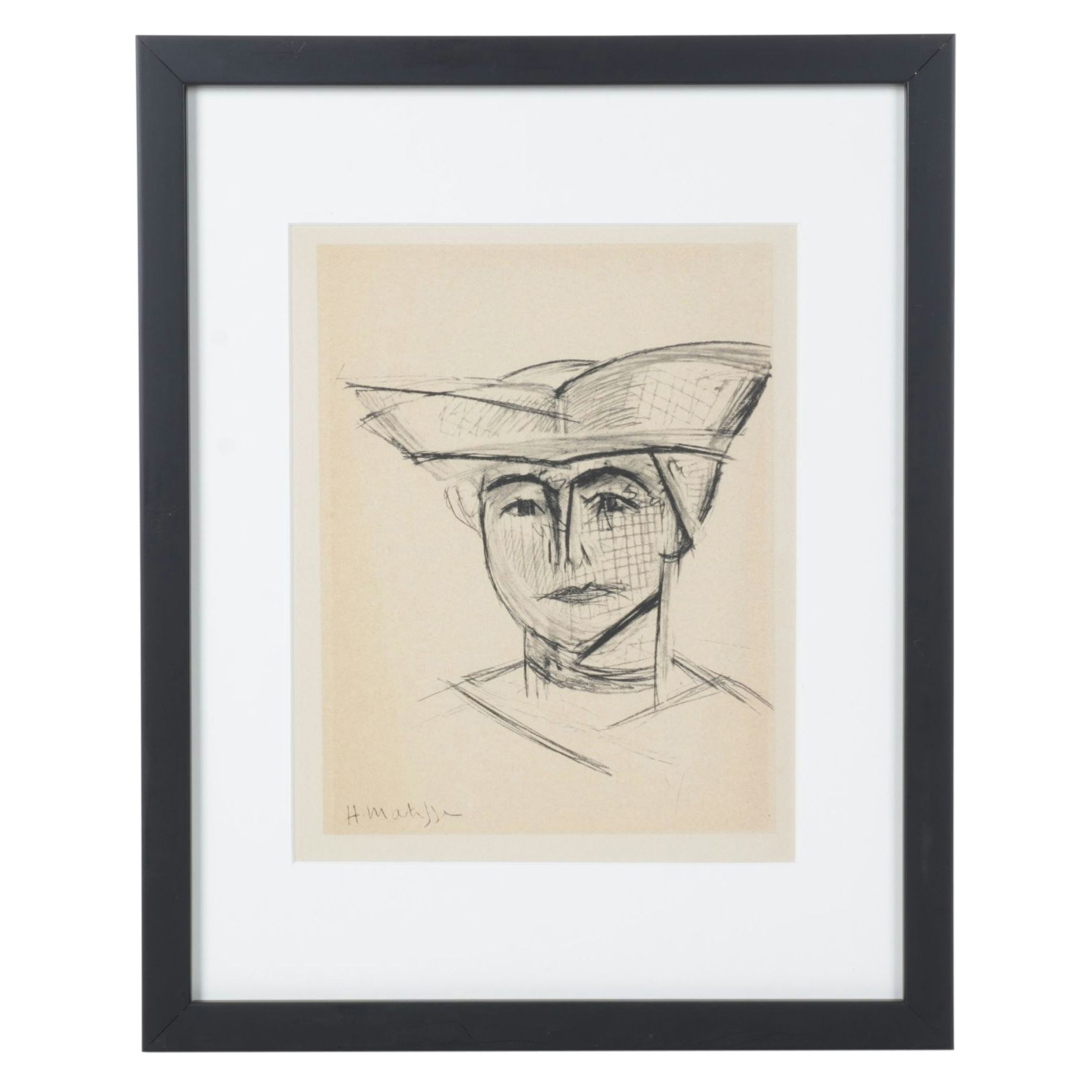 Photogravure after Henri Matisse for "Portraits"