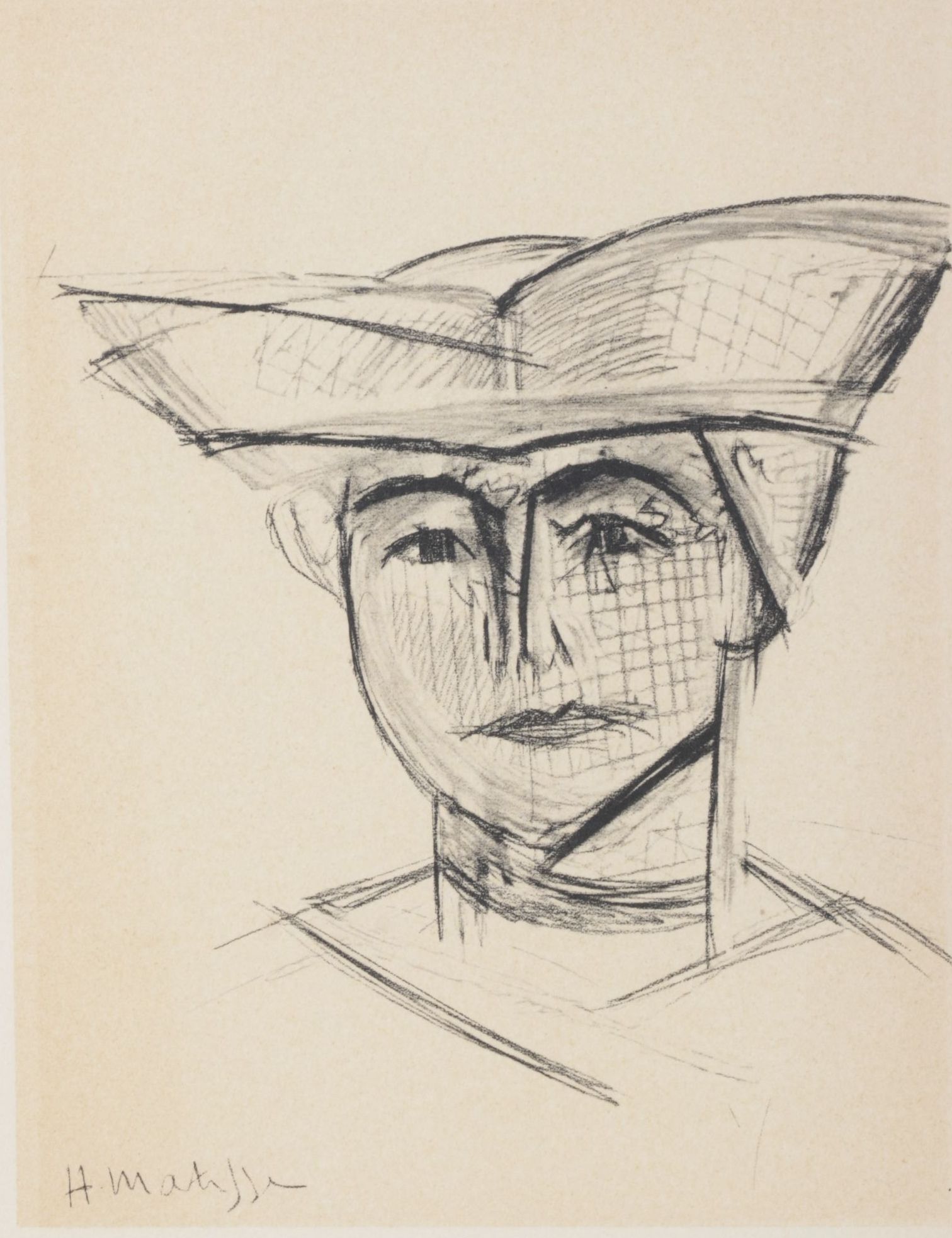 Photogravure after Henri Matisse for "Portraits"