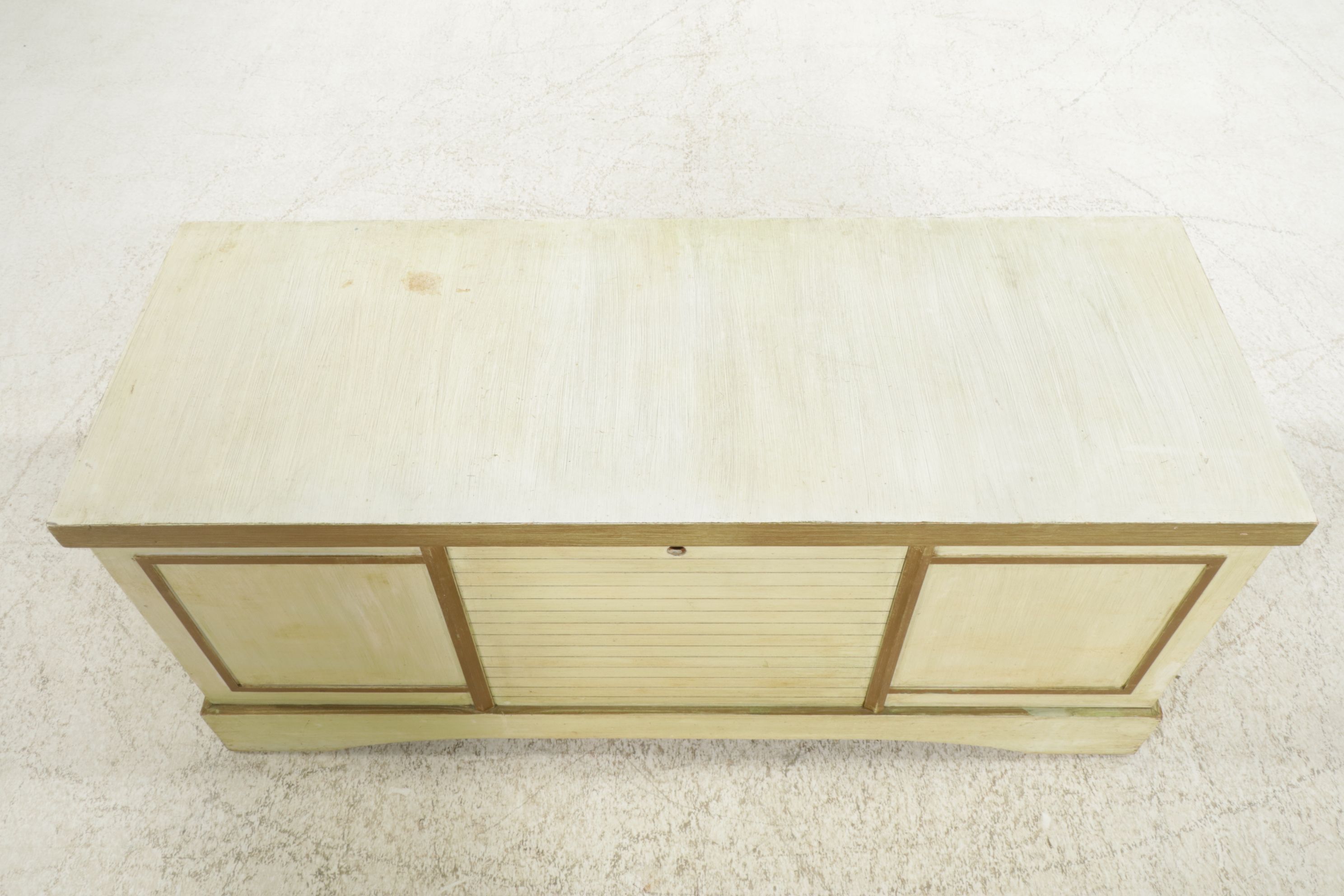 Lane Mid Century Modern Painted Cedar-Lined Blanket Chest