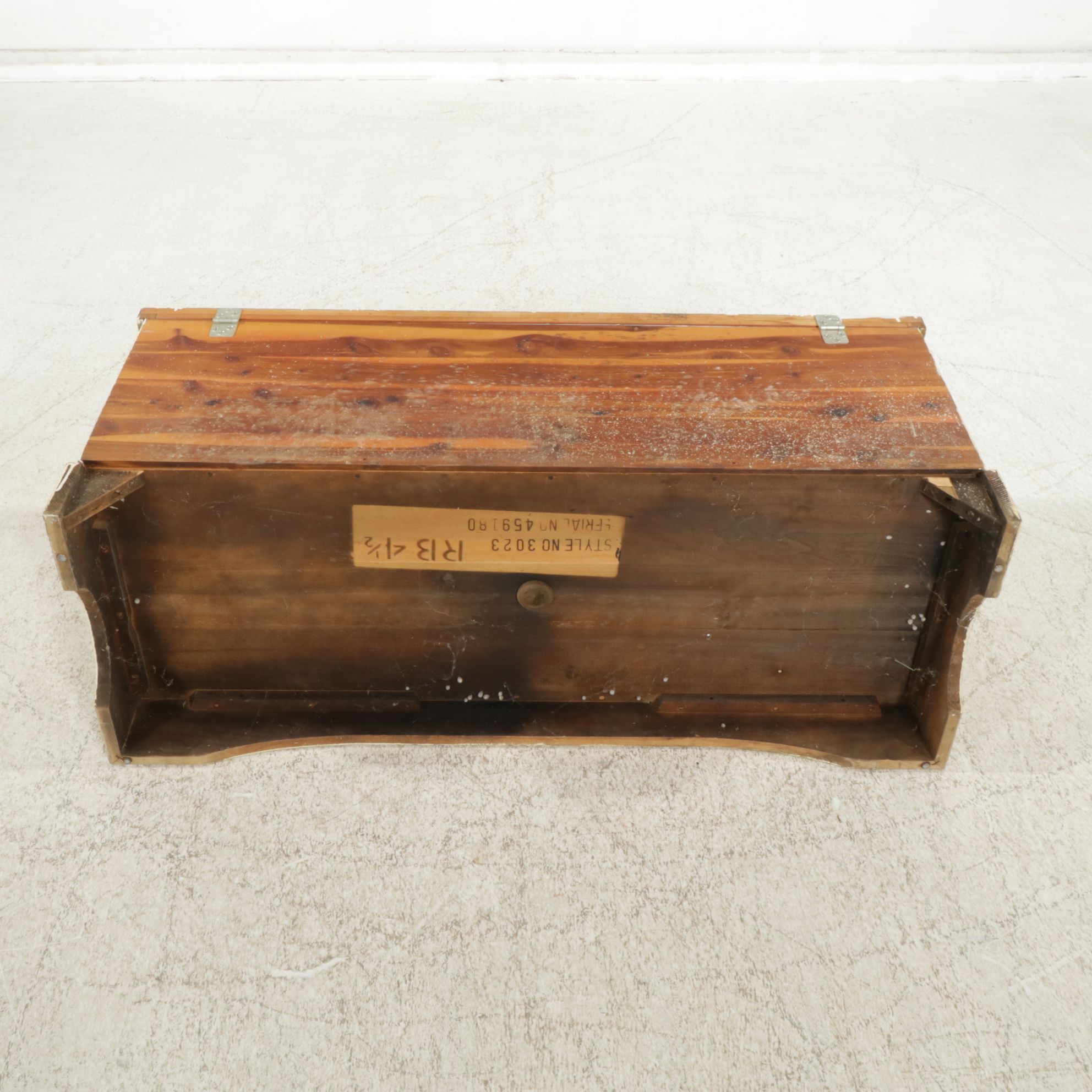 Lane Mid Century Modern Painted Cedar-Lined Blanket Chest