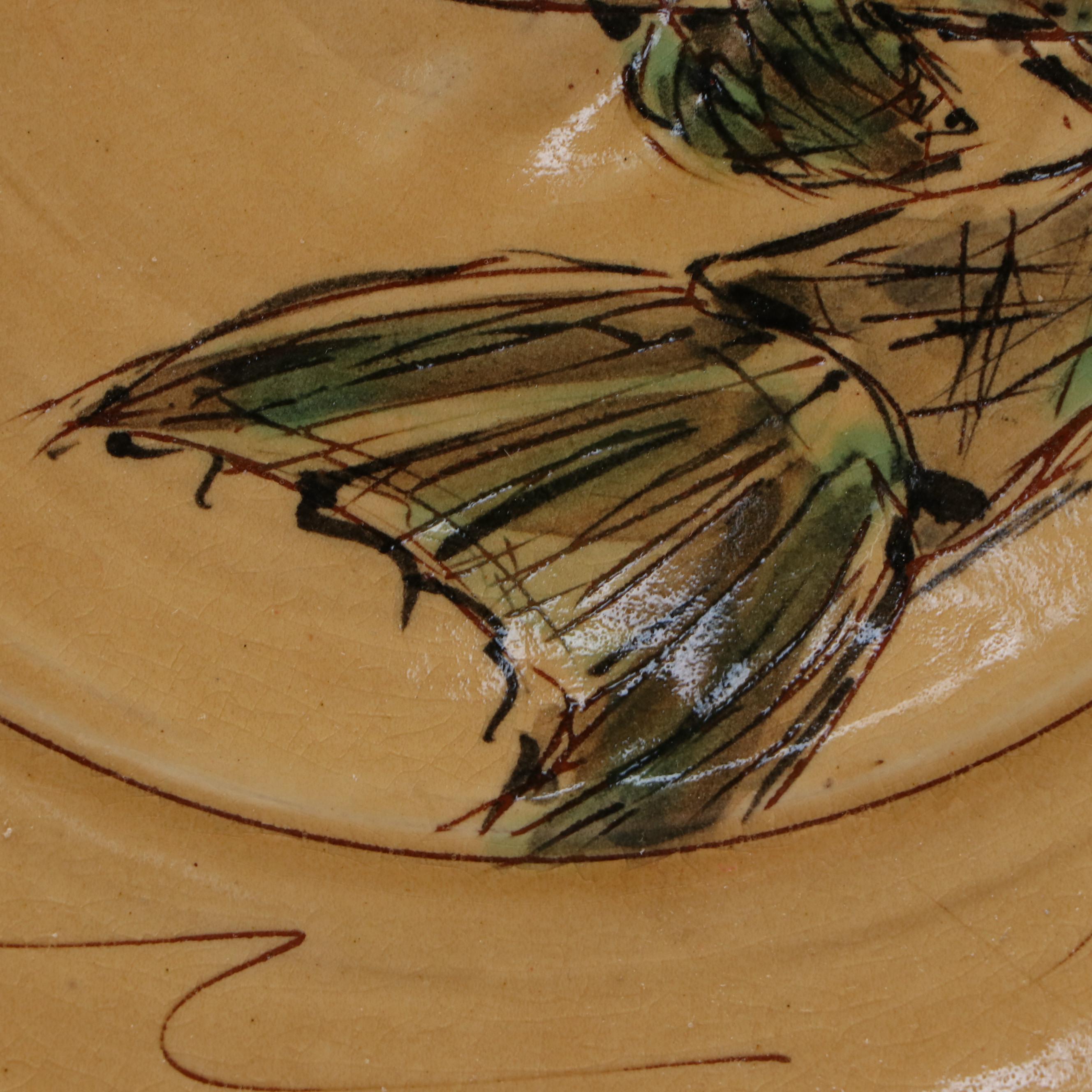 Diane Kenney Earthenware Fish Plate