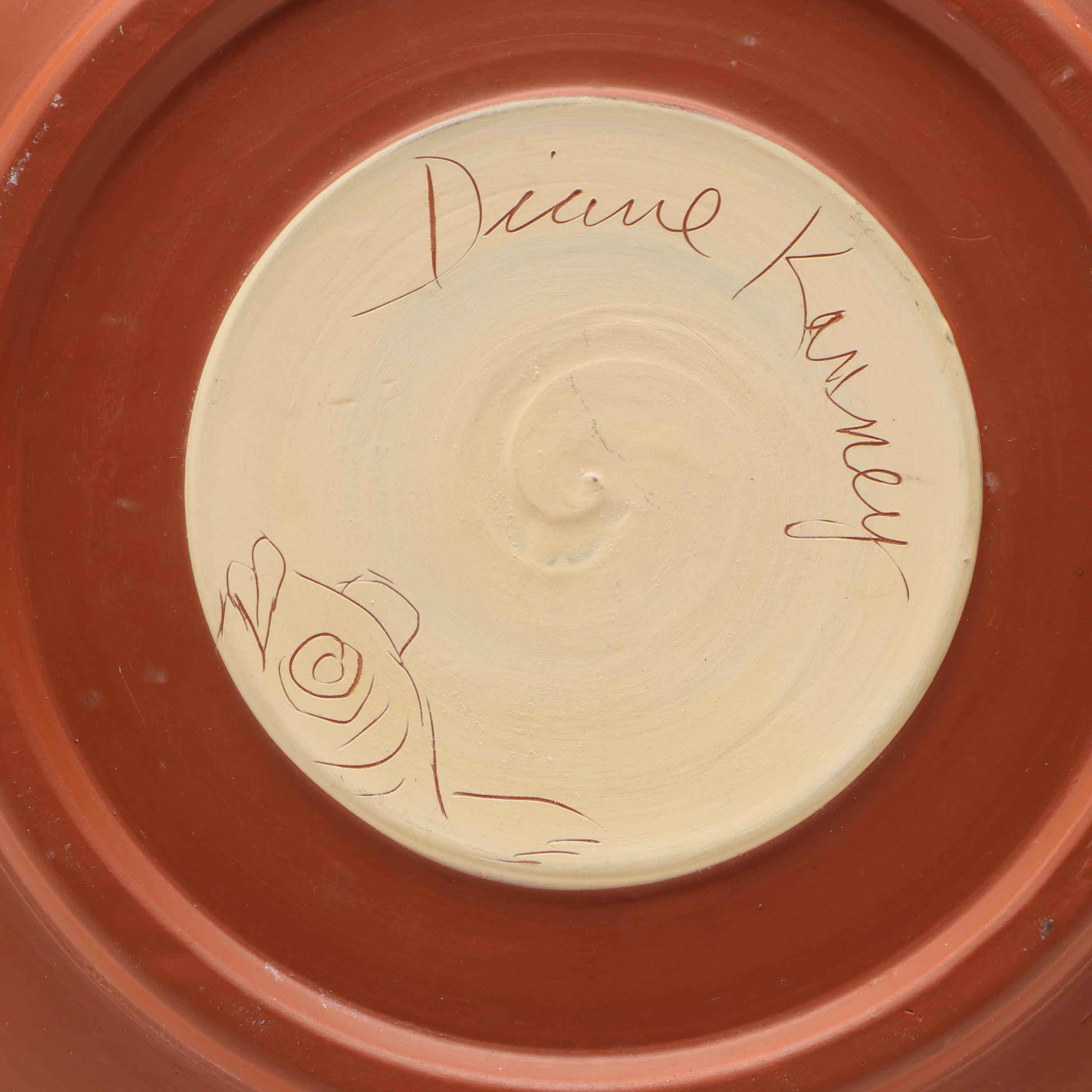 Diane Kenney Earthenware Fish Plate