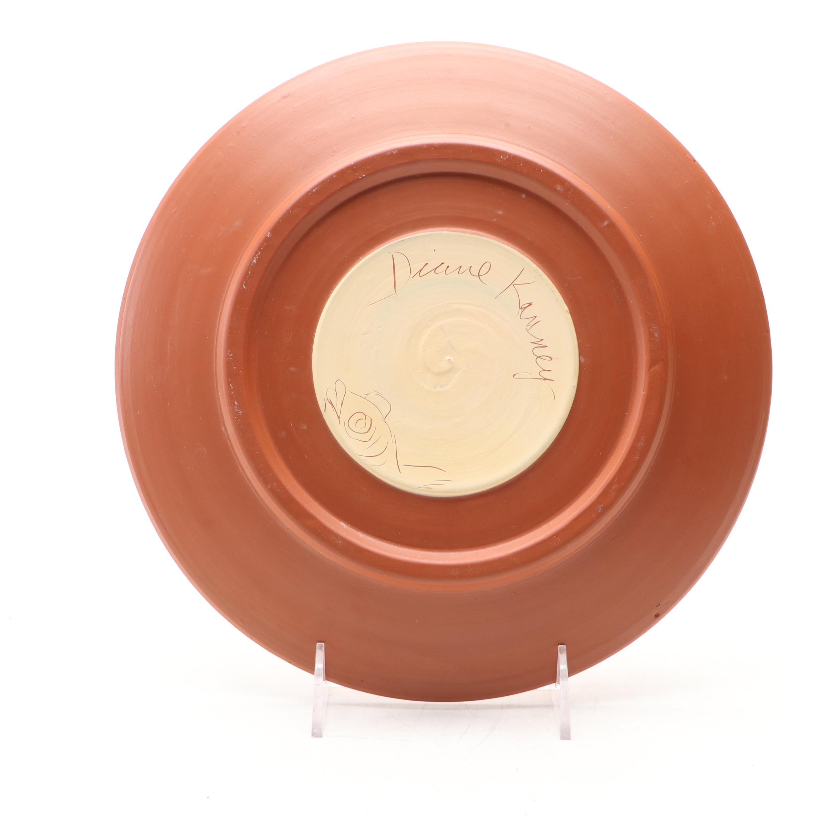 Diane Kenney Earthenware Fish Plate