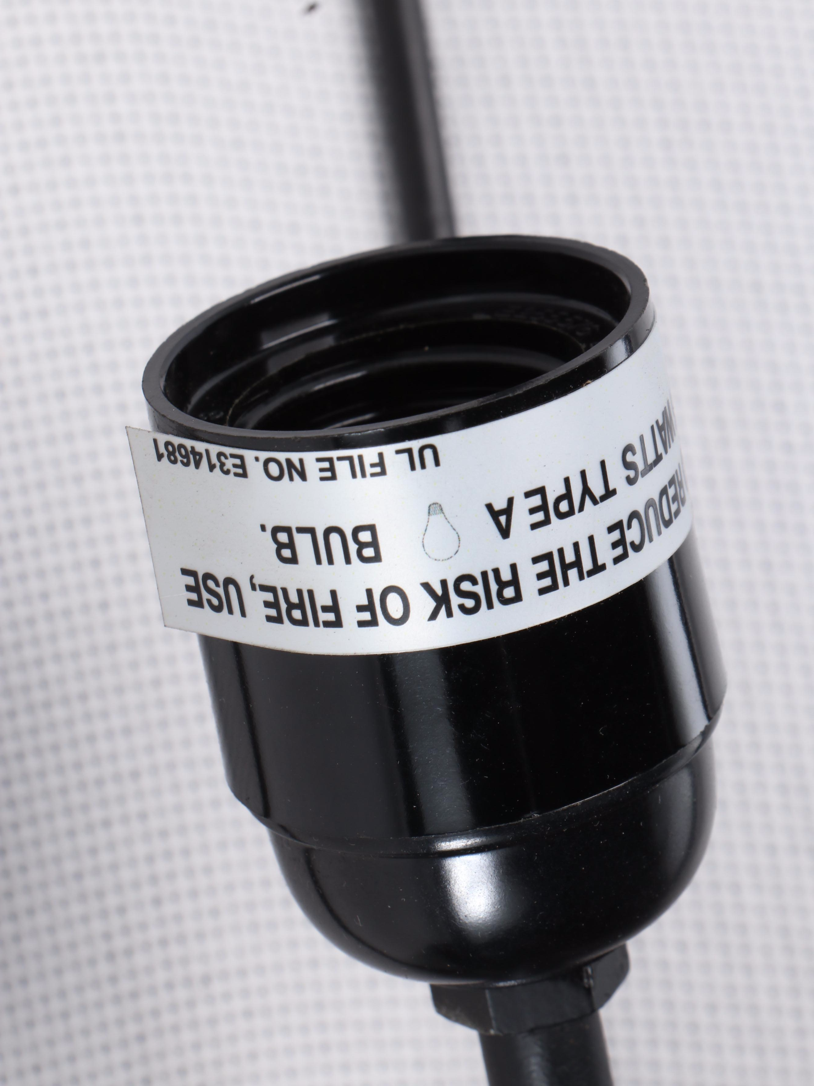 Pair of Bobo Steel and Cotton Teardrop Shade Wall Sconces