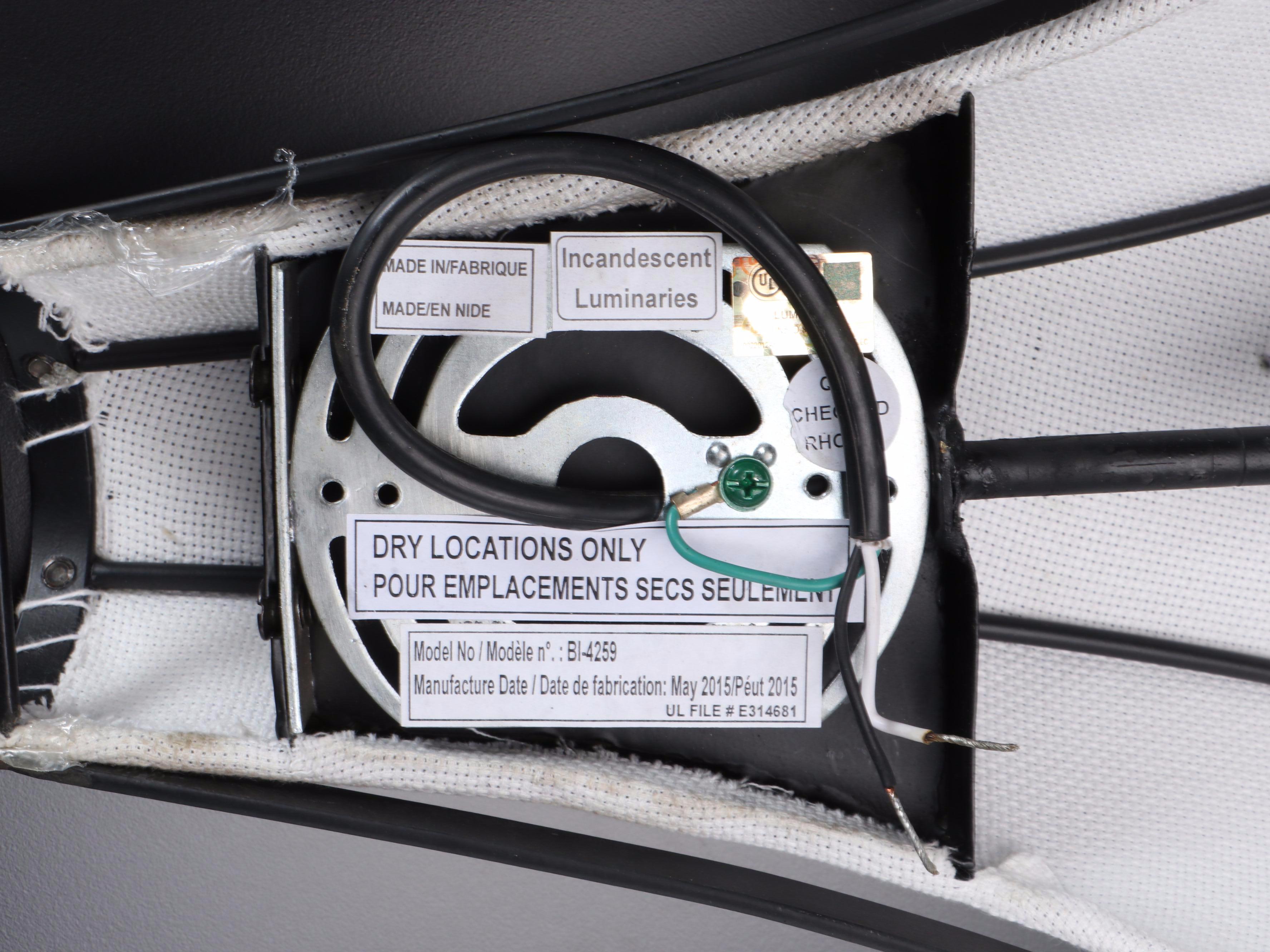 Pair of Bobo Steel and Cotton Teardrop Shade Wall Sconces