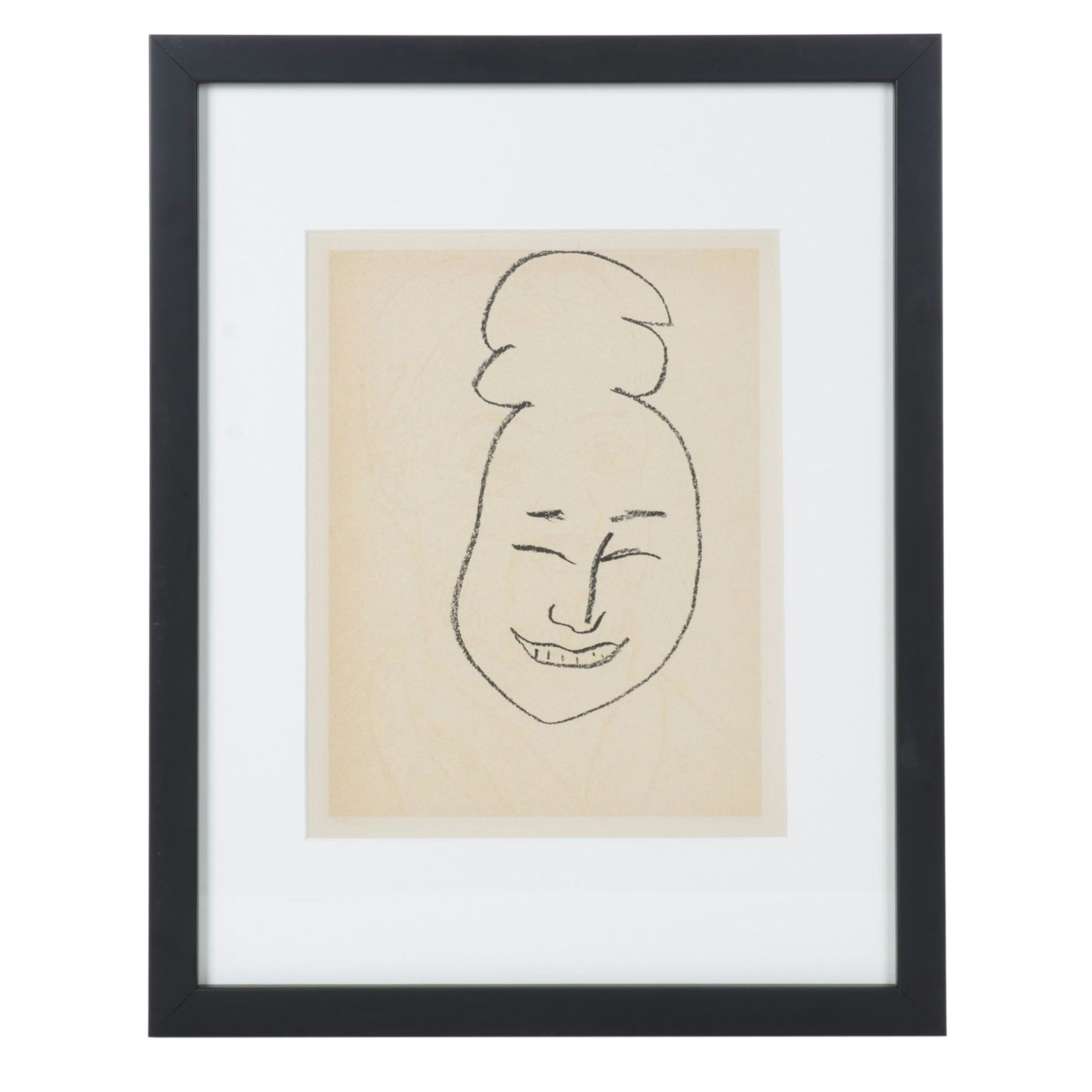 Photogravure after Henri Matisse Portrait "Le Masque de Cérémonie"