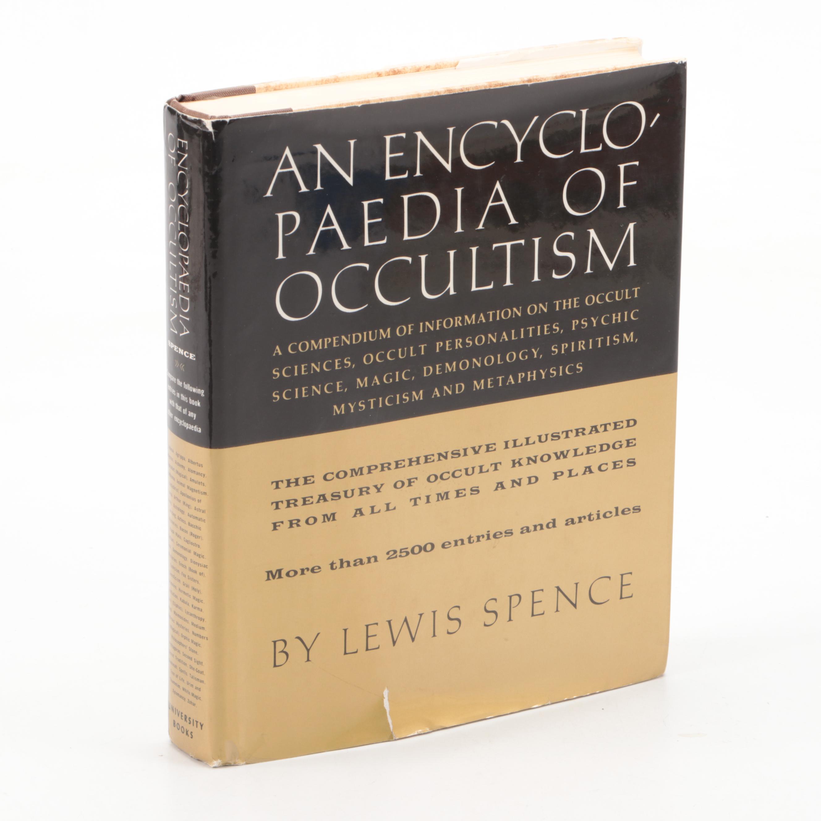 Illustrated "An Encyclopaedia of Occultism" by Lewis Spence, 1960