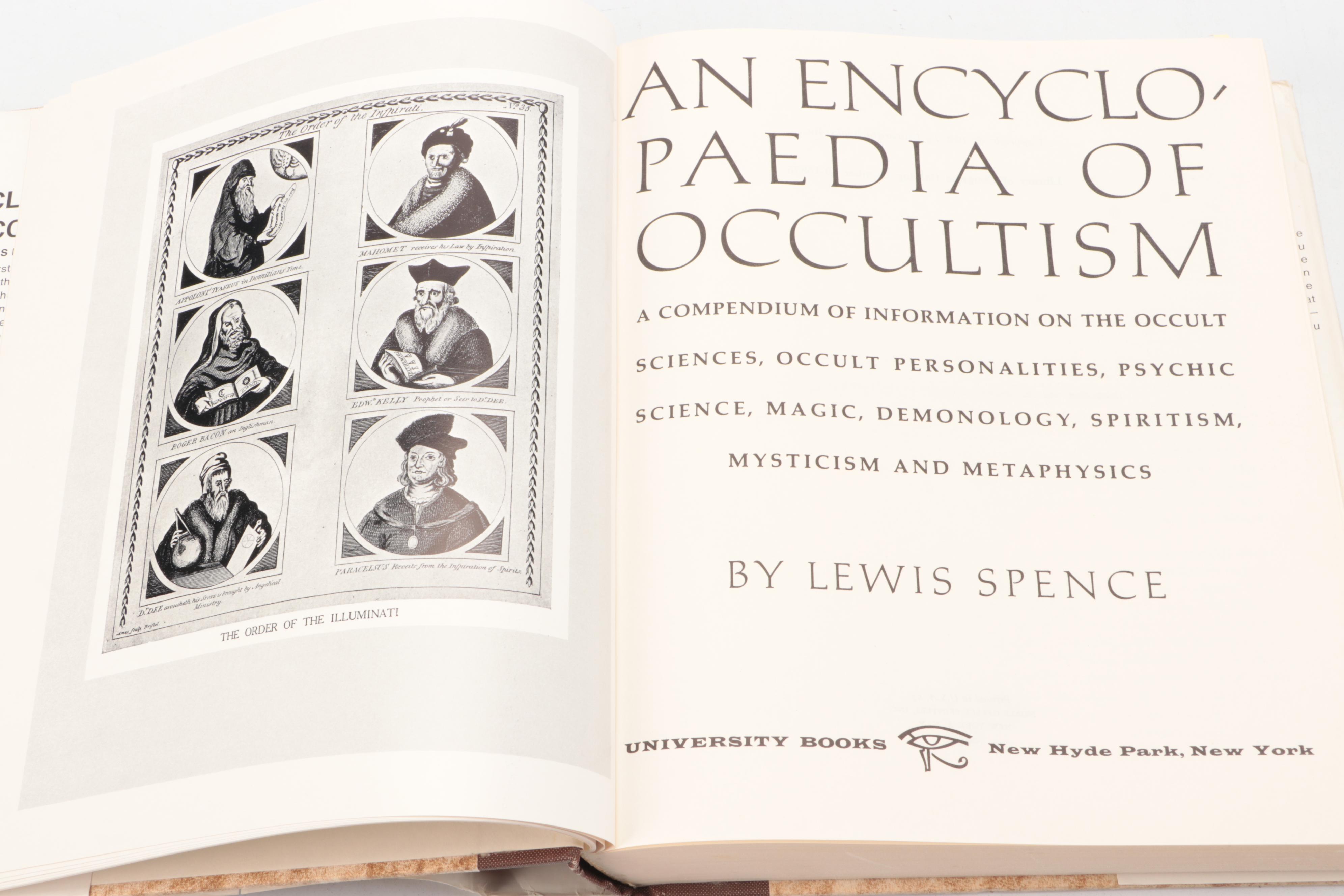 Illustrated "An Encyclopaedia of Occultism" by Lewis Spence, 1960