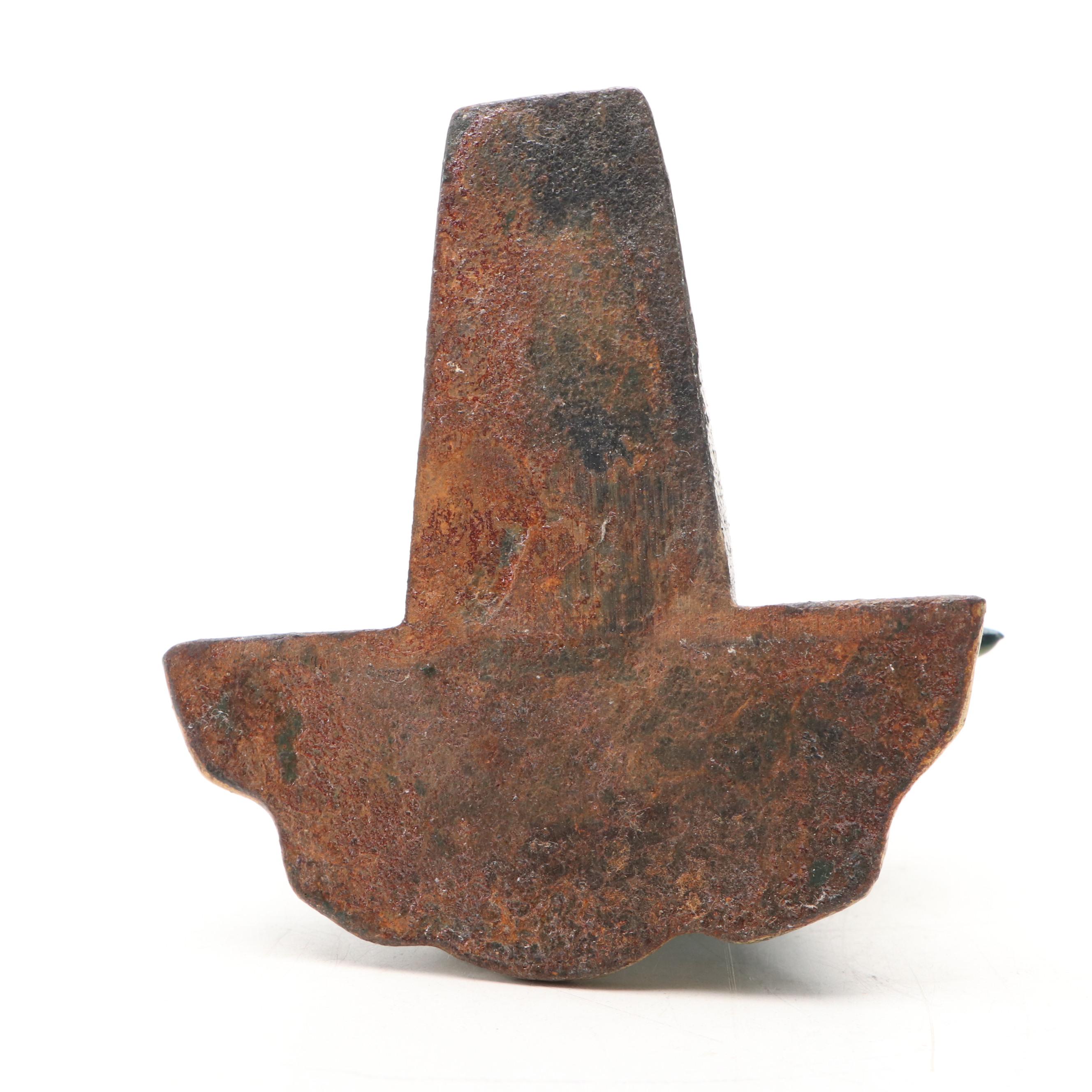 Polychrome Cast Iron Frog Doorstop