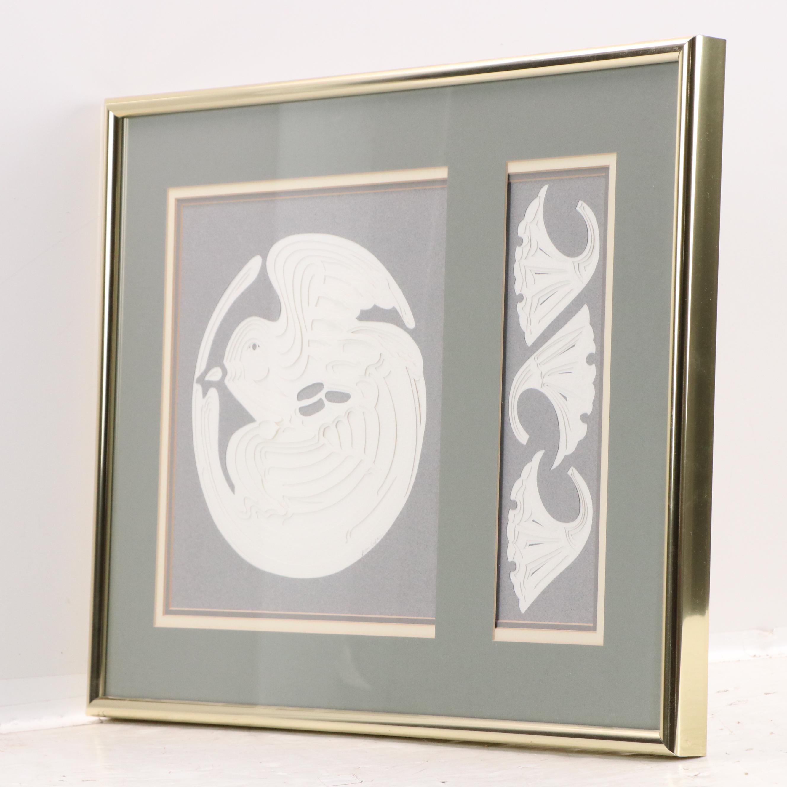 Japanese Kirigami Panels, Late 20th or 21st Century