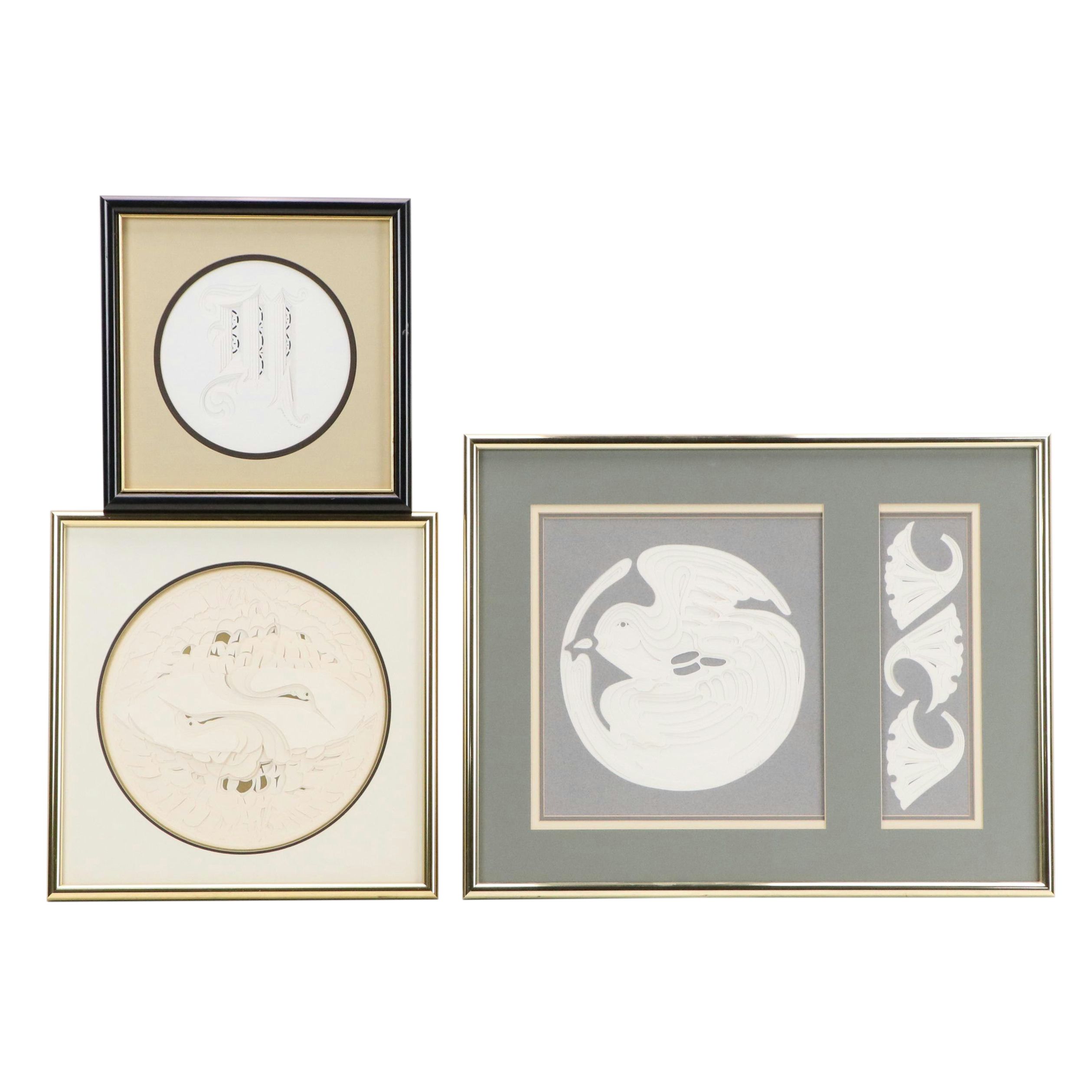 Japanese Kirigami Panels, Late 20th or 21st Century