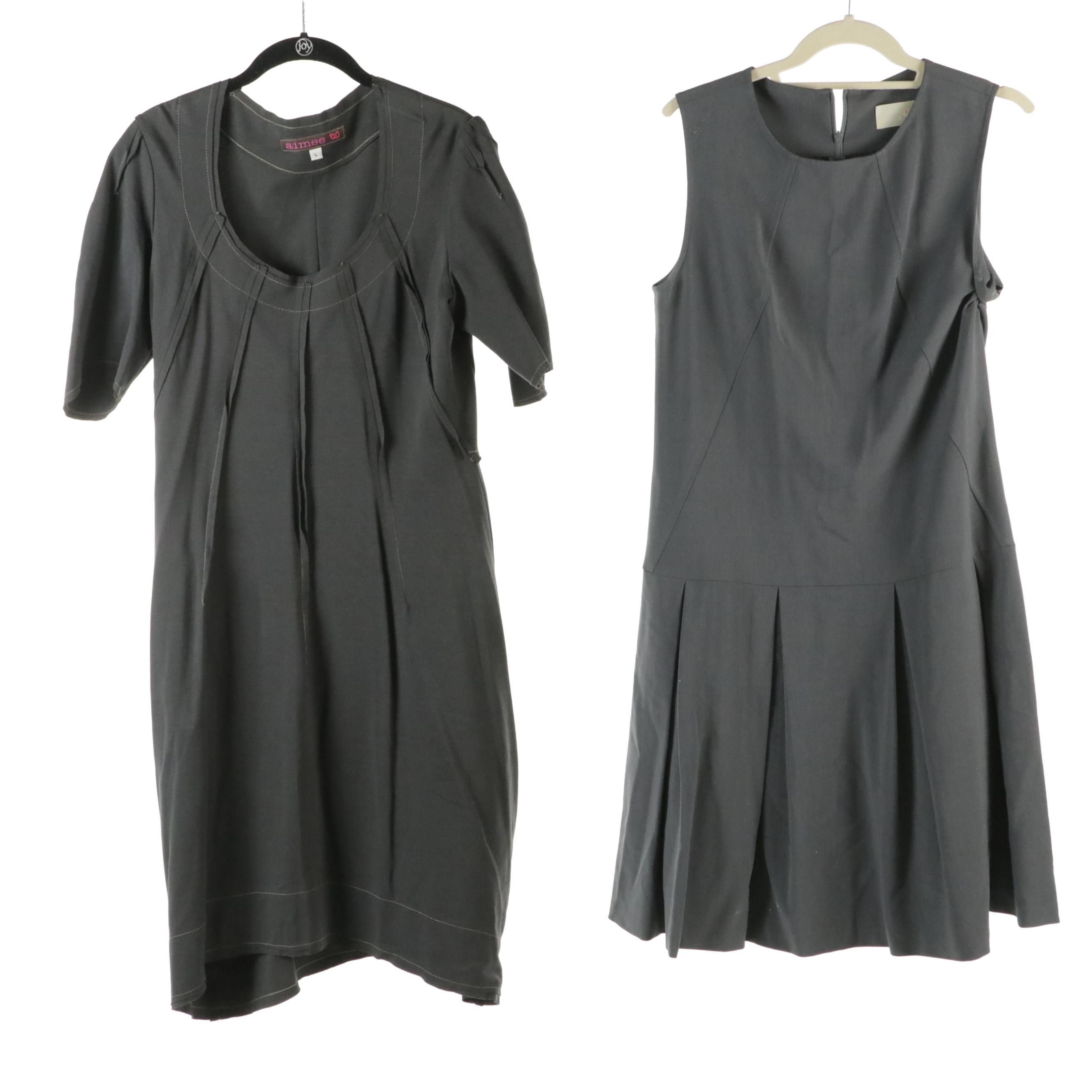 Aimee Short Sleeve Dress, Helen Wang Sleeveless Dress, and Giorgio Armani Skirt