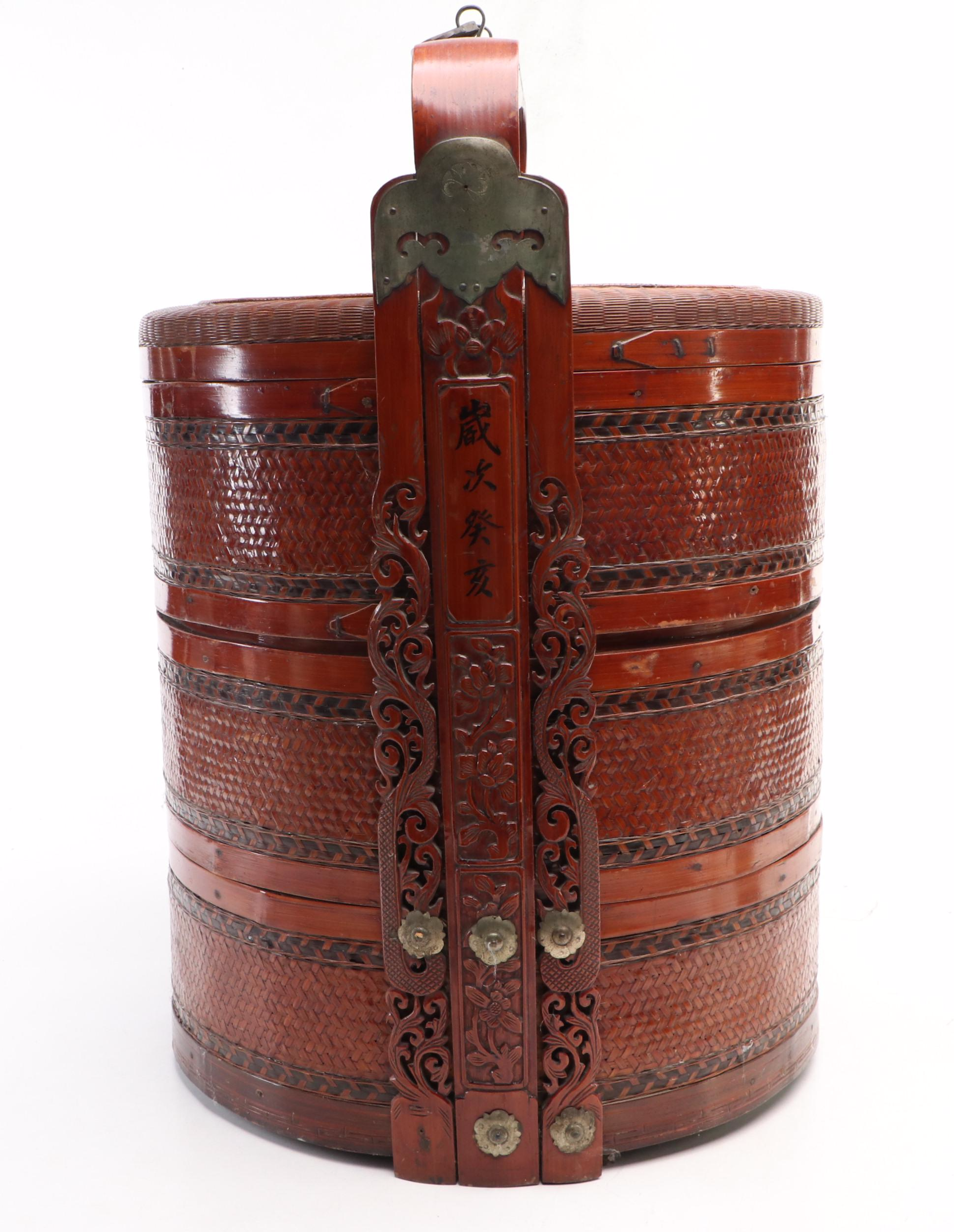 Chinese Wedding Basket, Early 20th Century