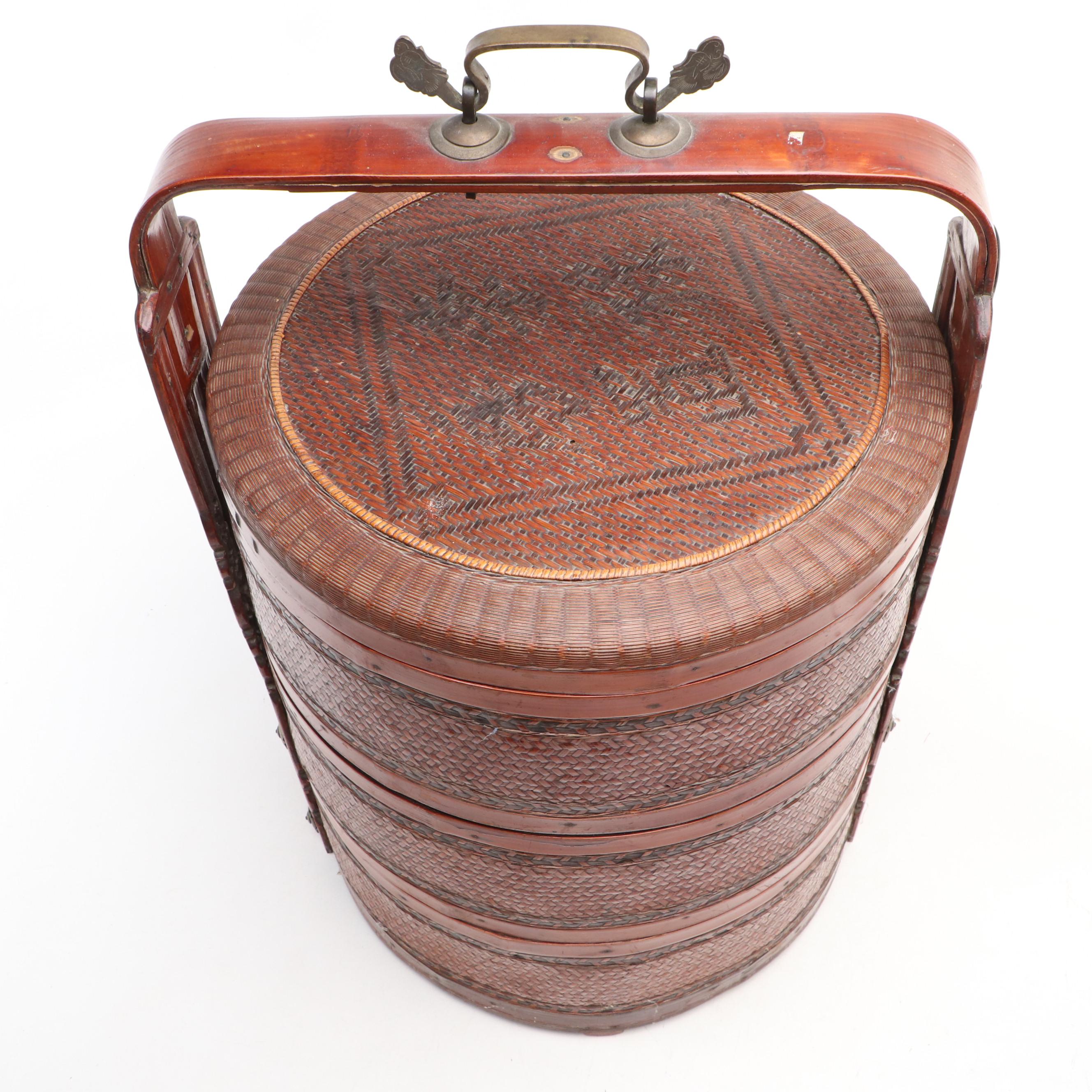 Chinese Wedding Basket, Early 20th Century